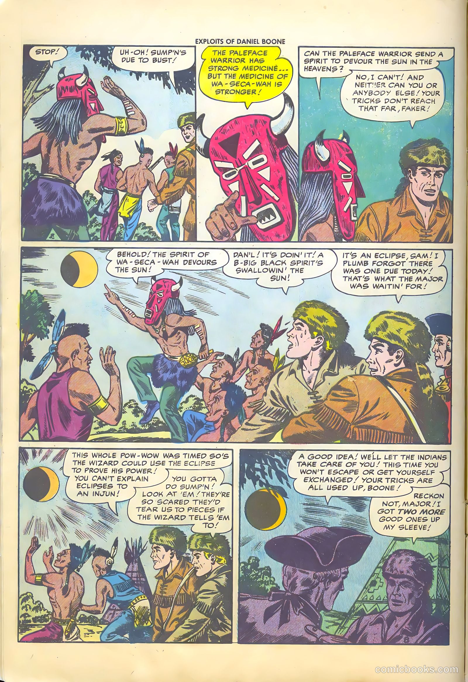 Exploits of Daniel Boone #4 (1956) — page 10 of 37
