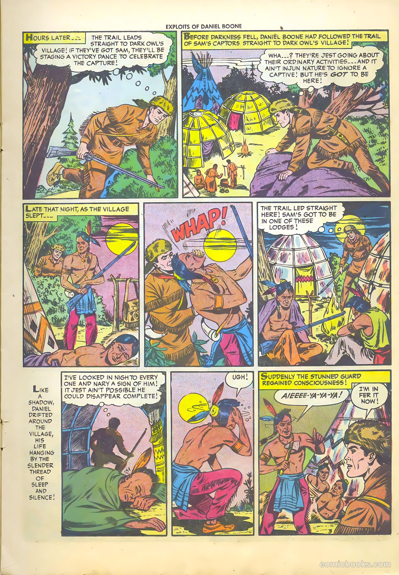 Exploits of Daniel Boone #4 (1956) — page 15 of 37
