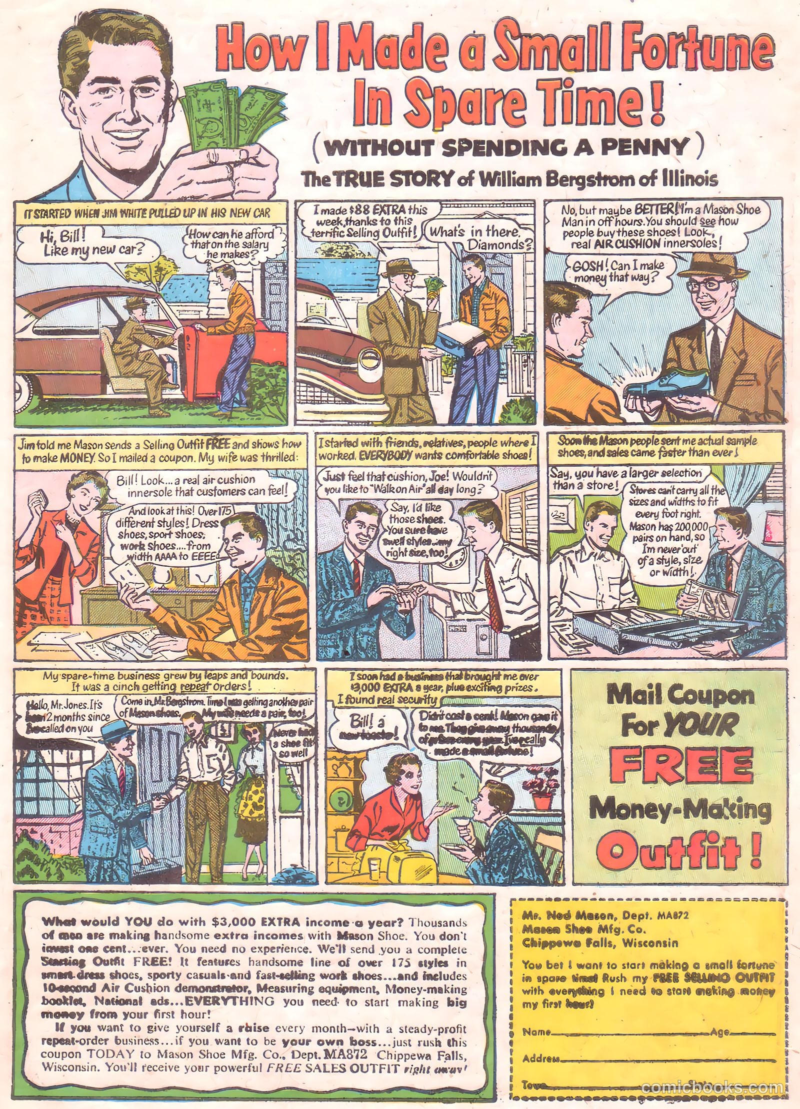 Exploits of Daniel Boone #5 (1956) — page 27 of 36