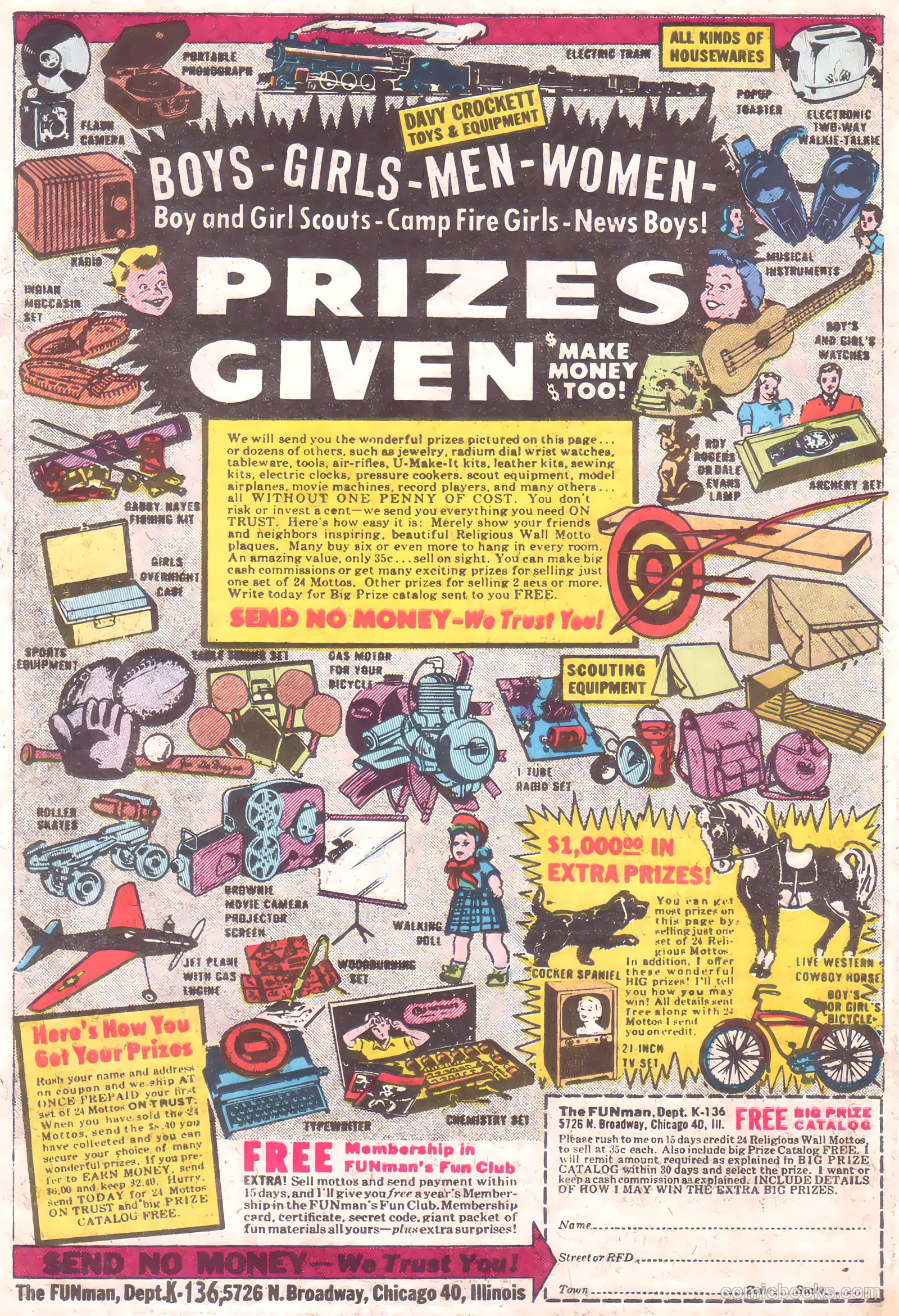 Exploits of Daniel Boone #5 (1956) — page 34 of 36