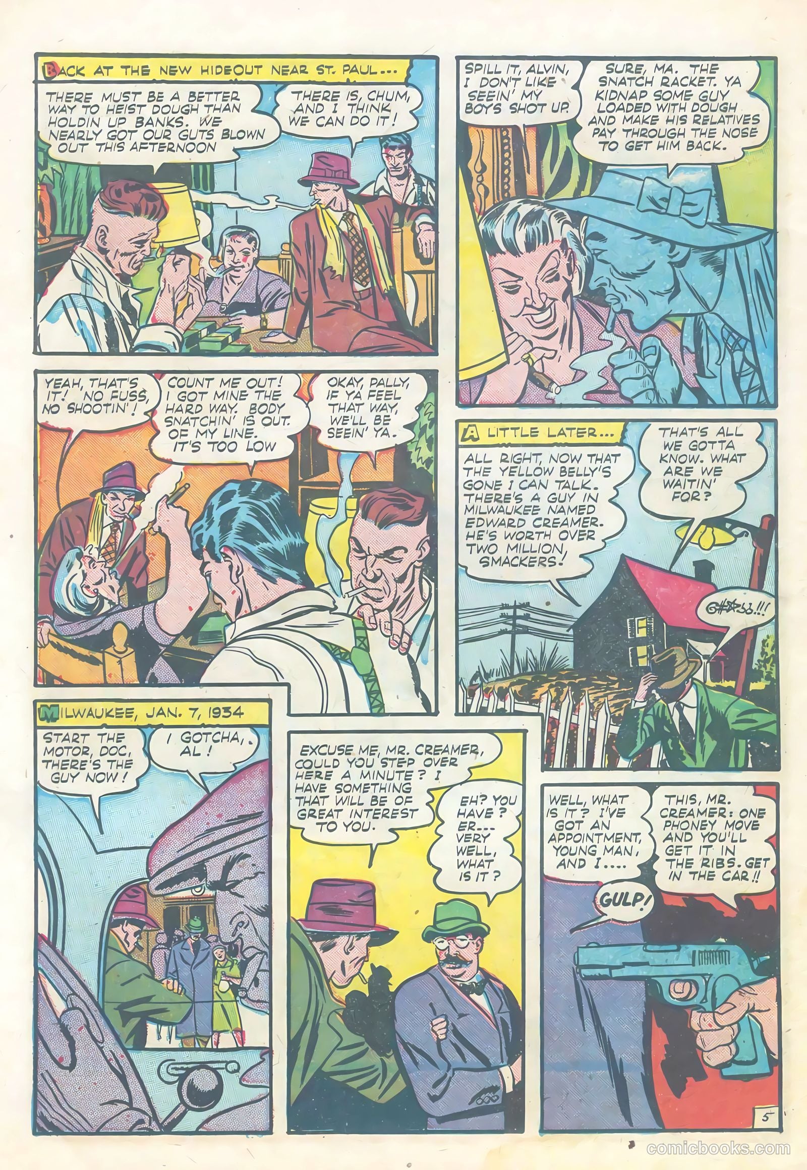 Famous Crimes #1 (1948) — page 6 of 36