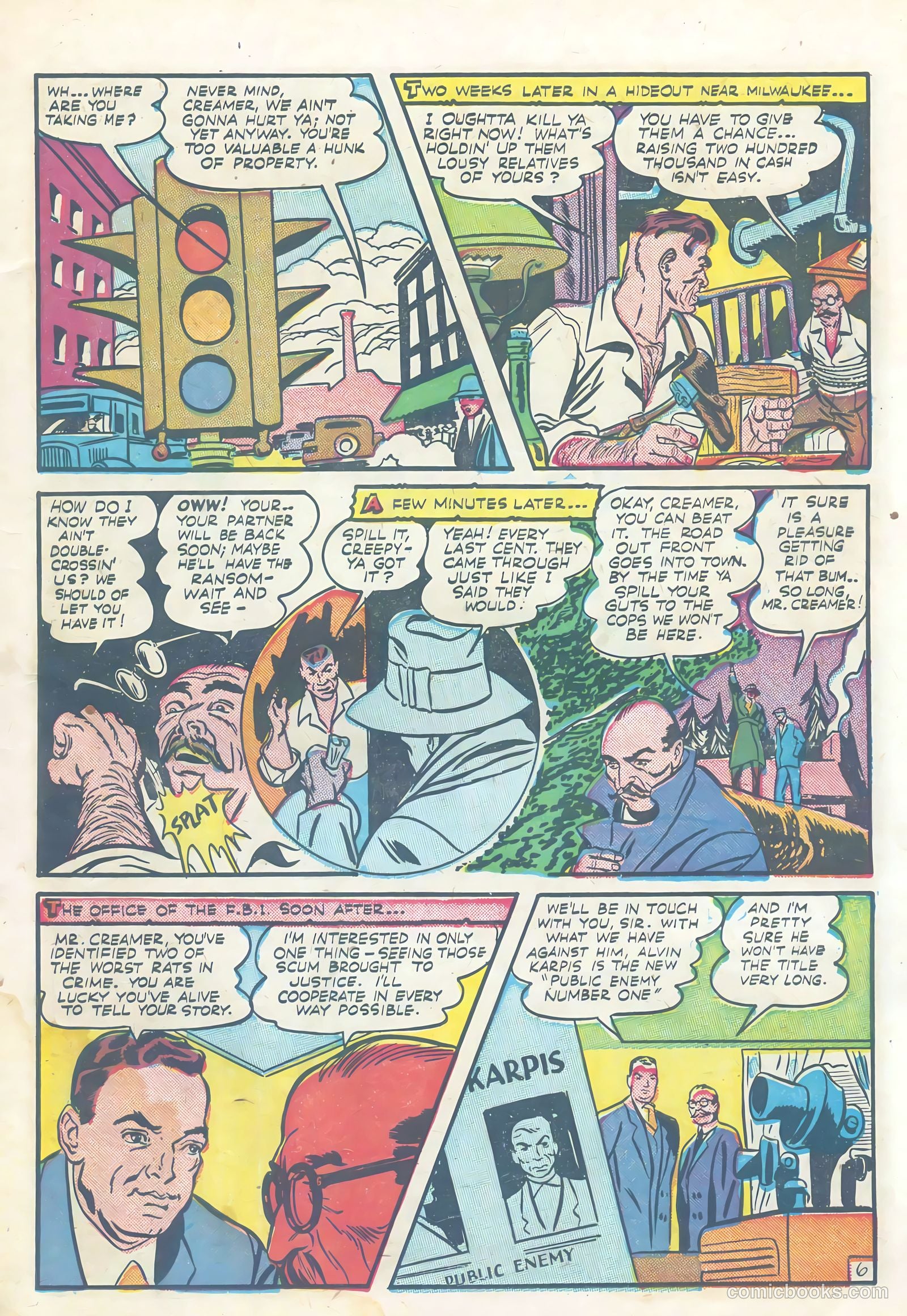 Famous Crimes #1 (1948) — page 7 of 36