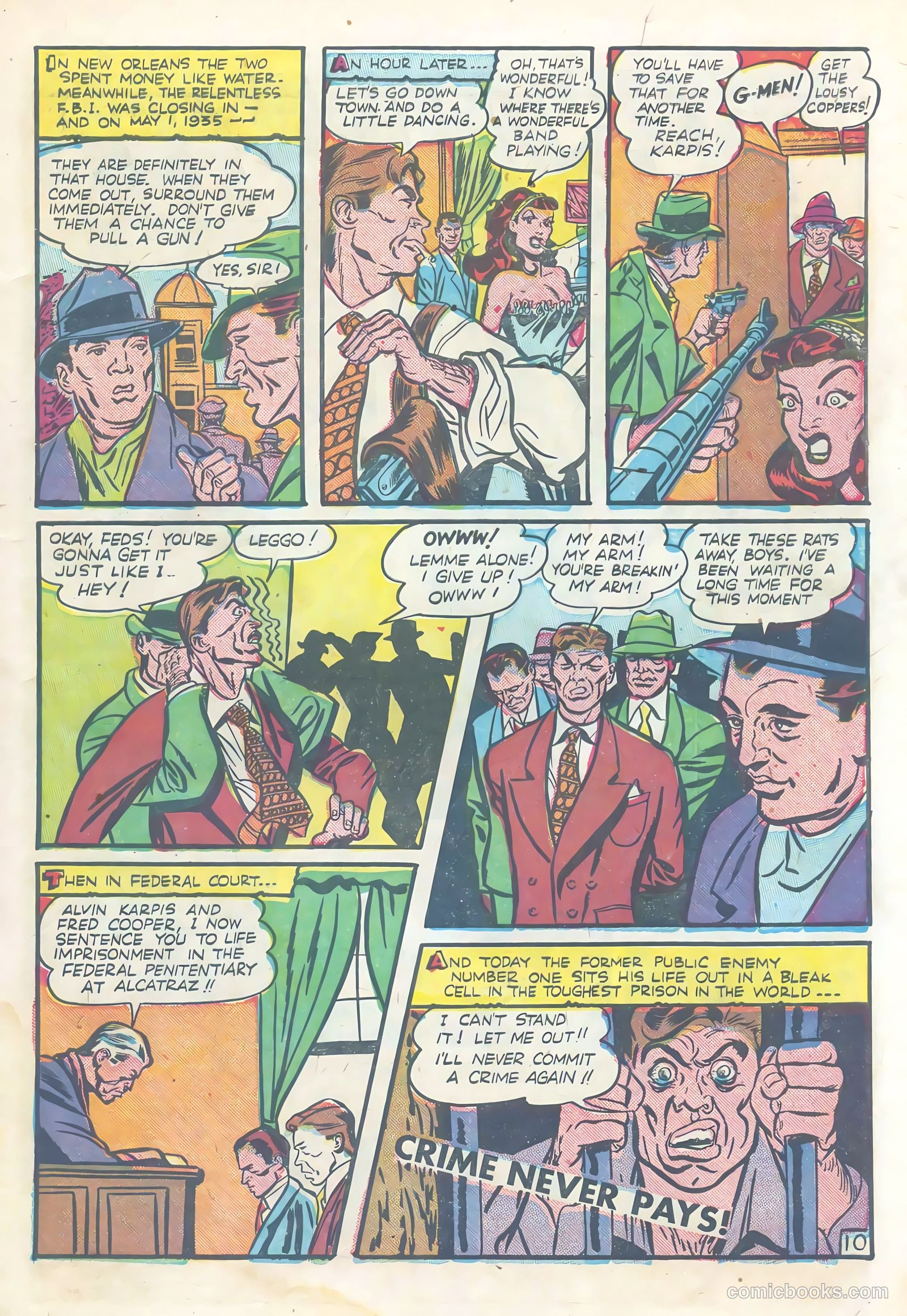 Famous Crimes #1 (1948) — page 11 of 36