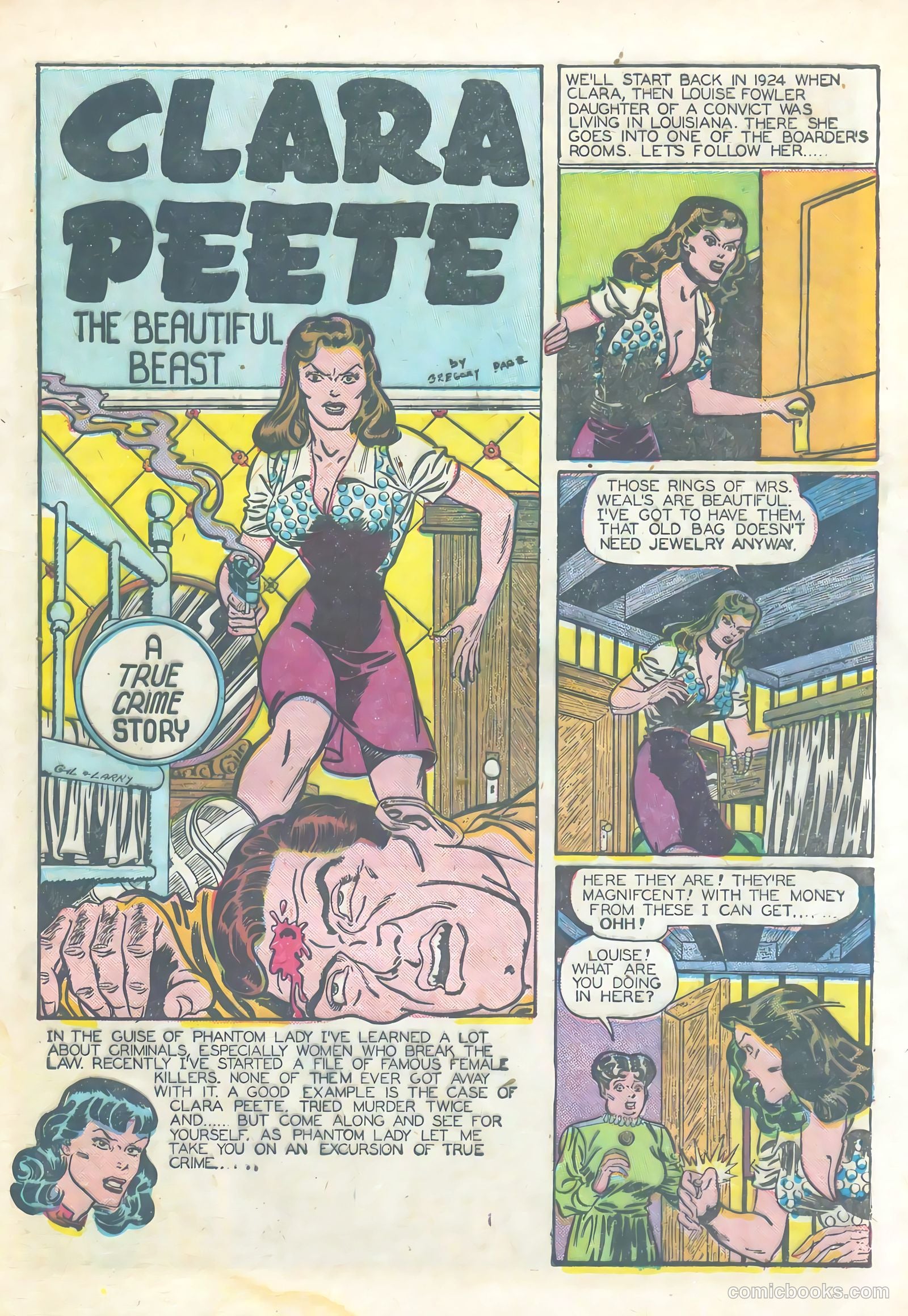 Famous Crimes #1 (1948) — page 13 of 36