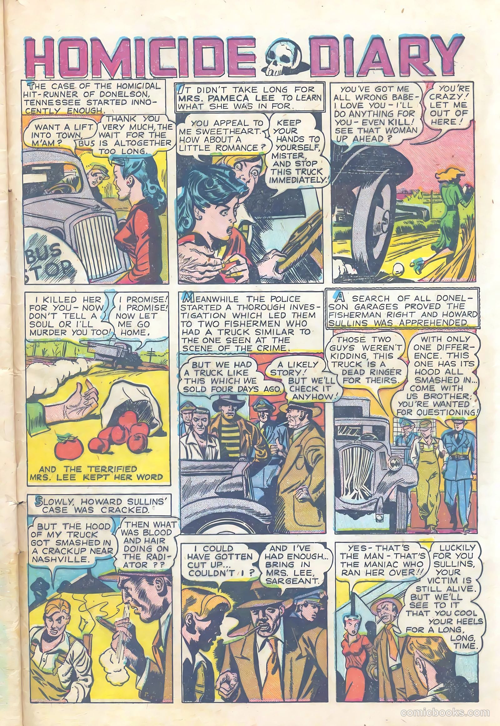 Famous Crimes #1 (1948) — page 33 of 36