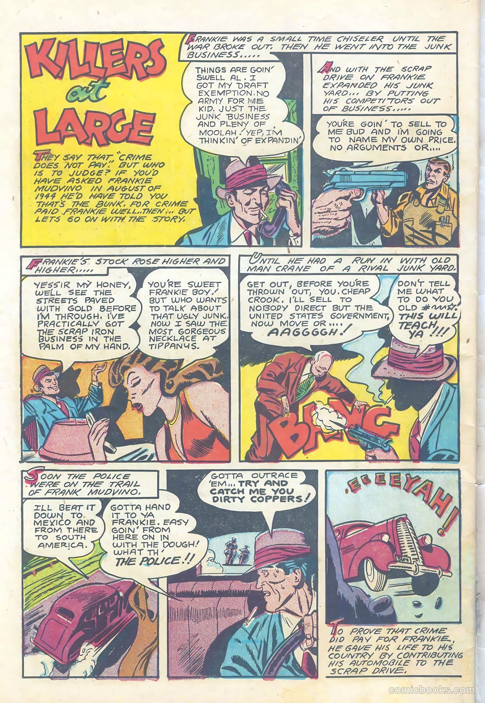 Famous Crimes #1 (1948) — page 34 of 36