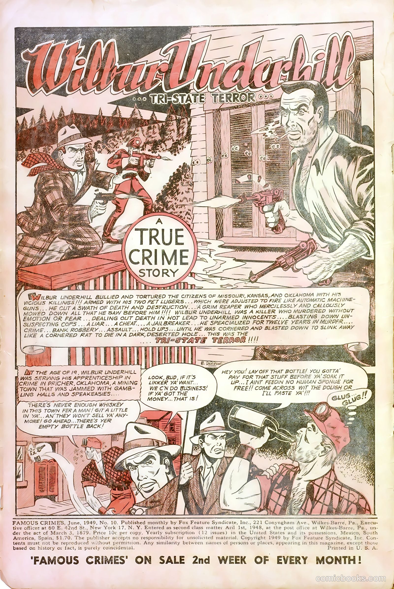Famous Crimes #10 (1949) — page 2 of 37