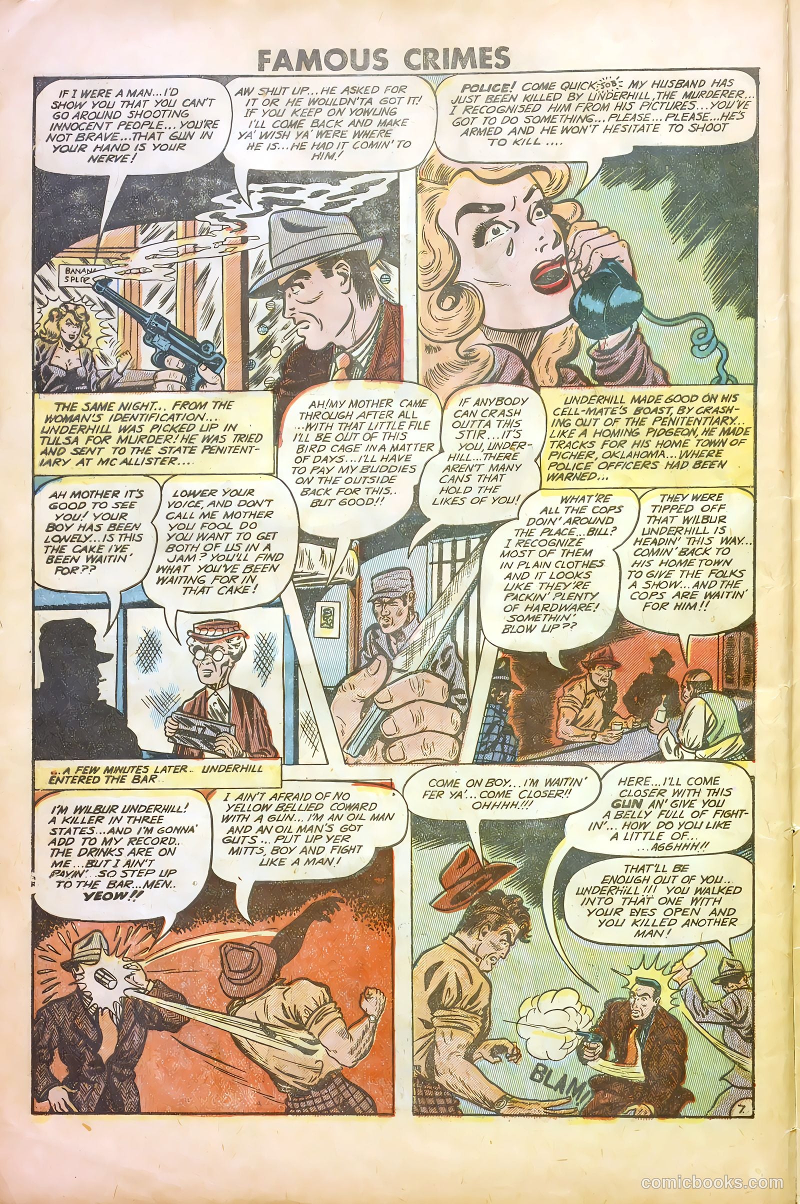 Famous Crimes #10 (1949) — page 8 of 37
