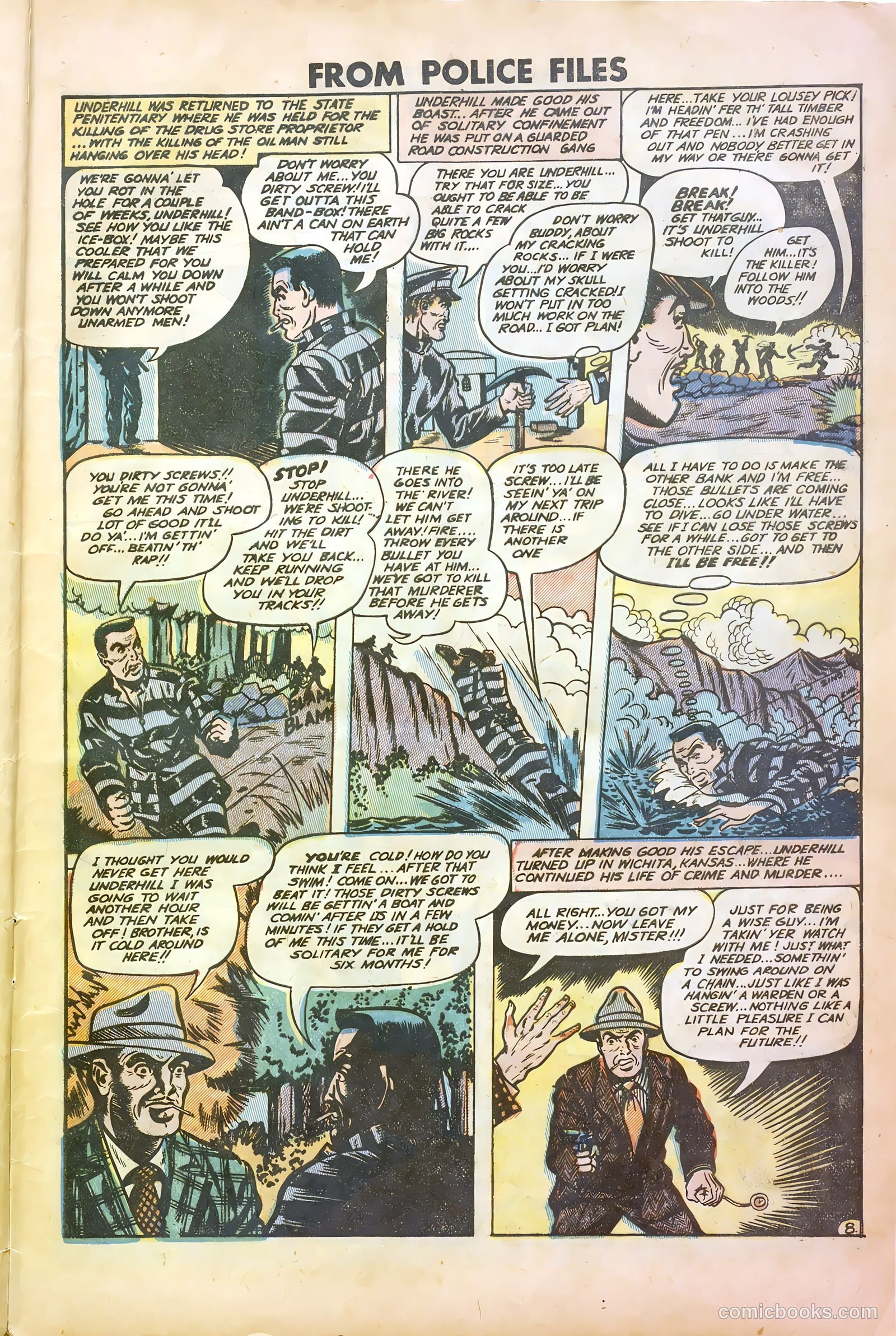 Famous Crimes #10 (1949) — page 9 of 37