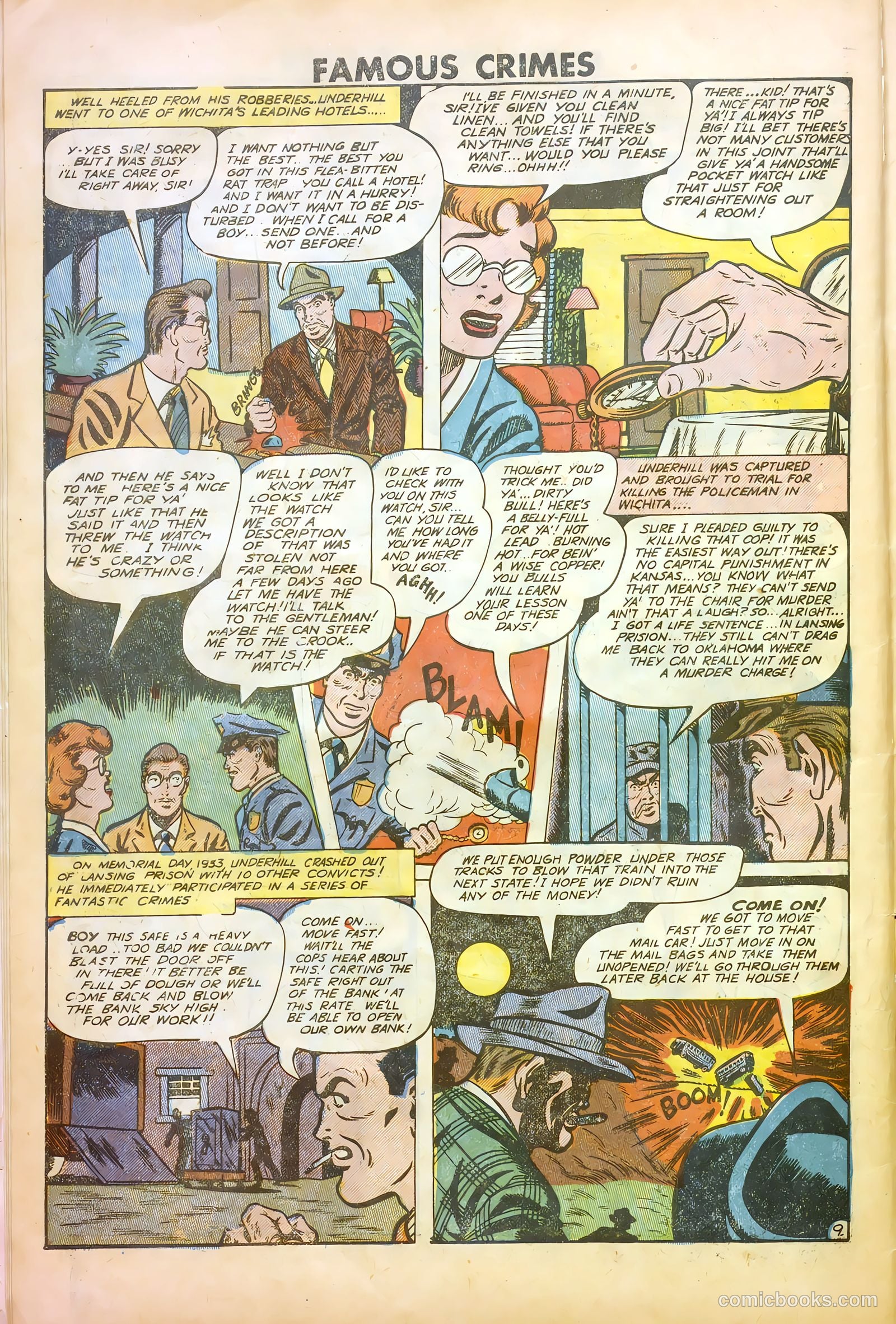 Famous Crimes #10 (1949) — page 10 of 37