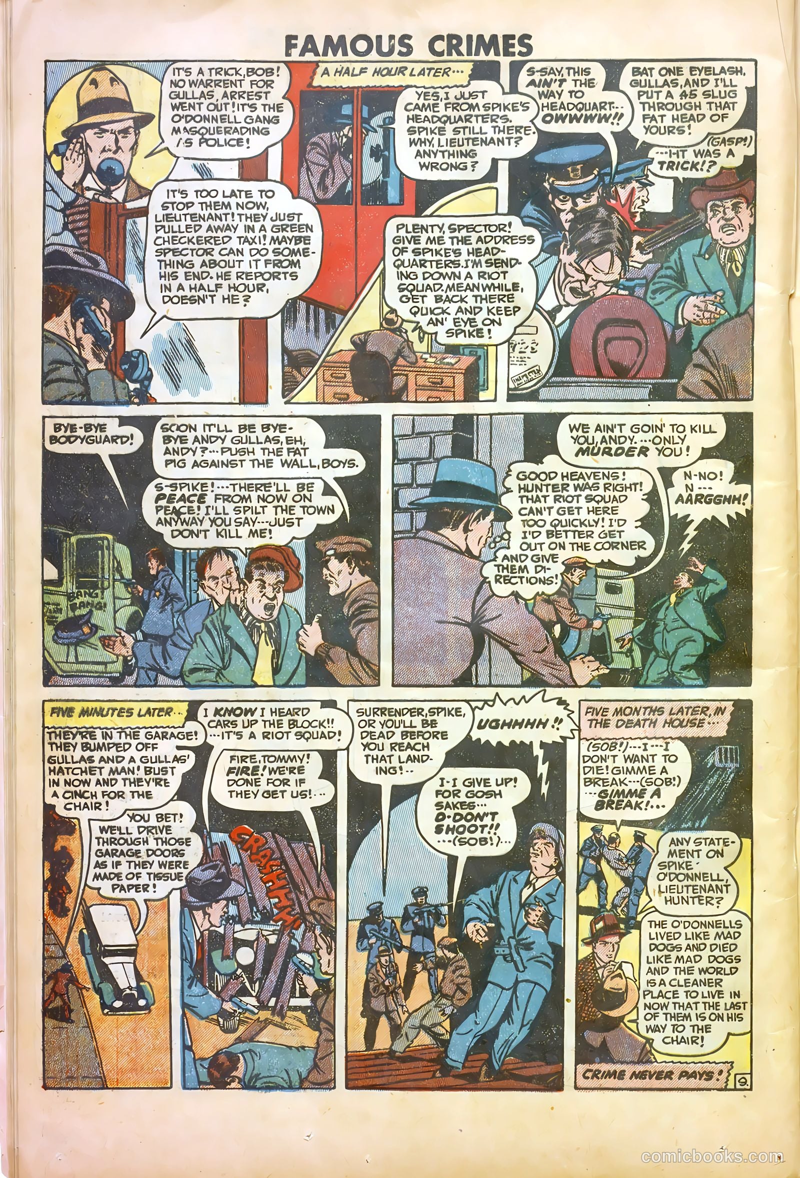 Famous Crimes #10 (1949) — page 20 of 37