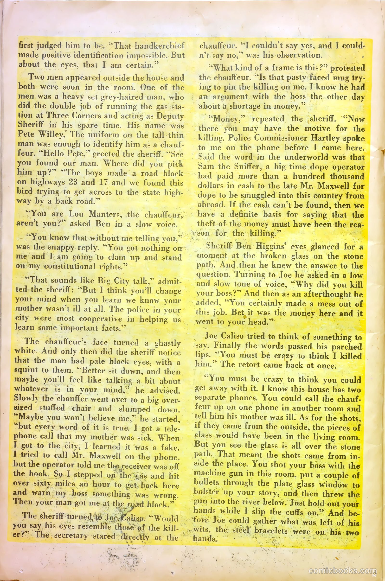 Famous Crimes #10 (1949) — page 22 of 37