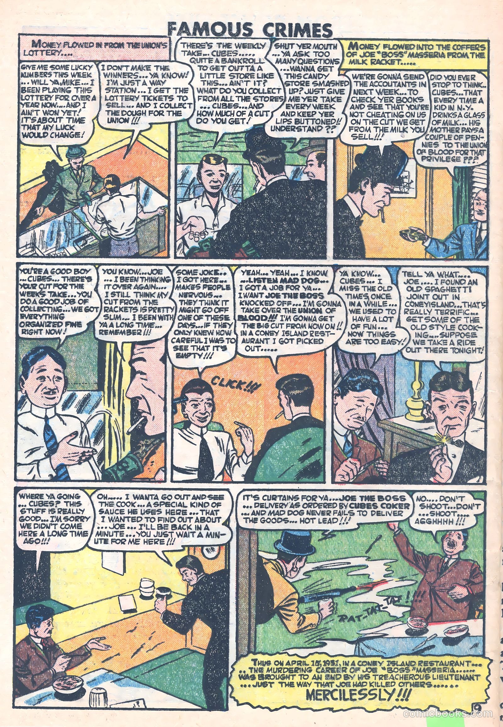 Famous Crimes #11 (1949) — page 20 of 36