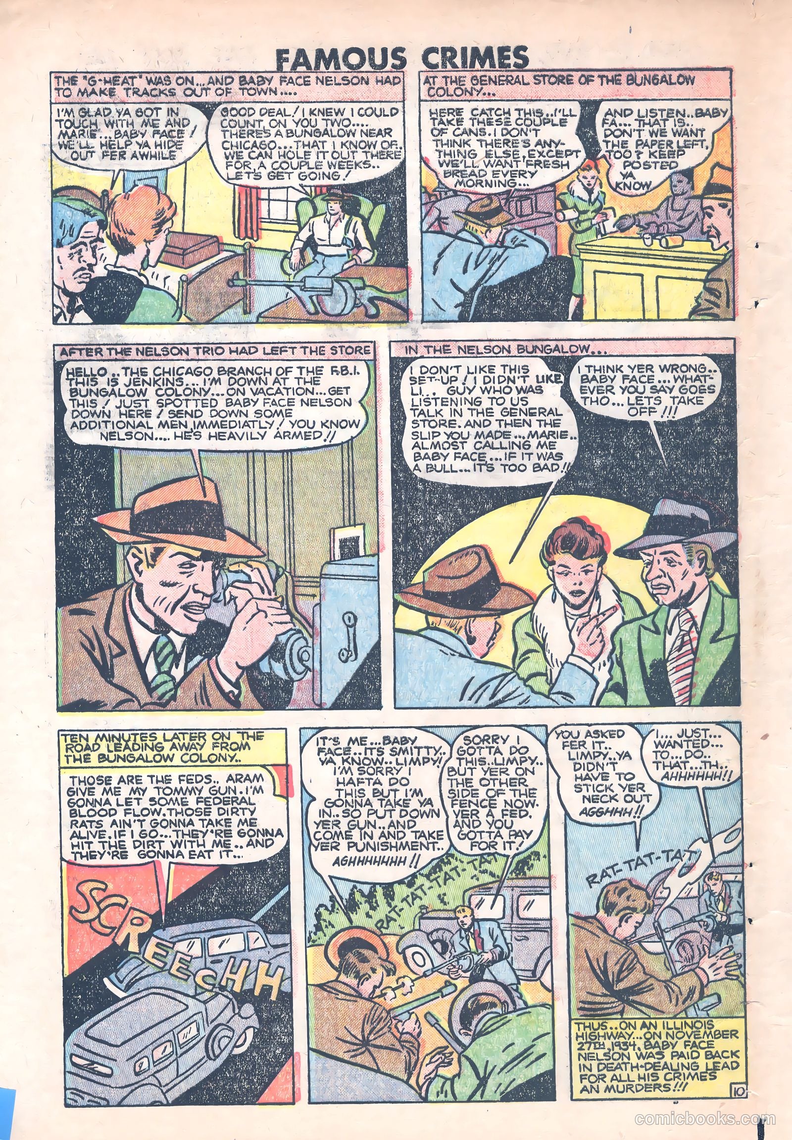 Famous Crimes #11 (1949) — page 32 of 36