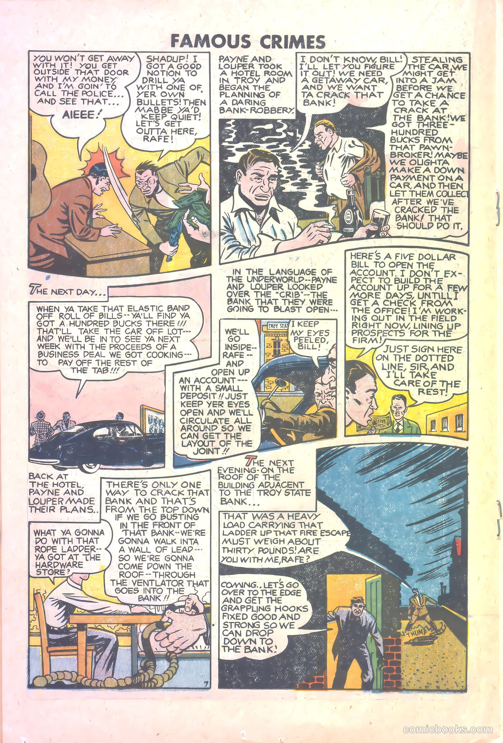 Famous Crimes #12 (1949) — page 18 of 37