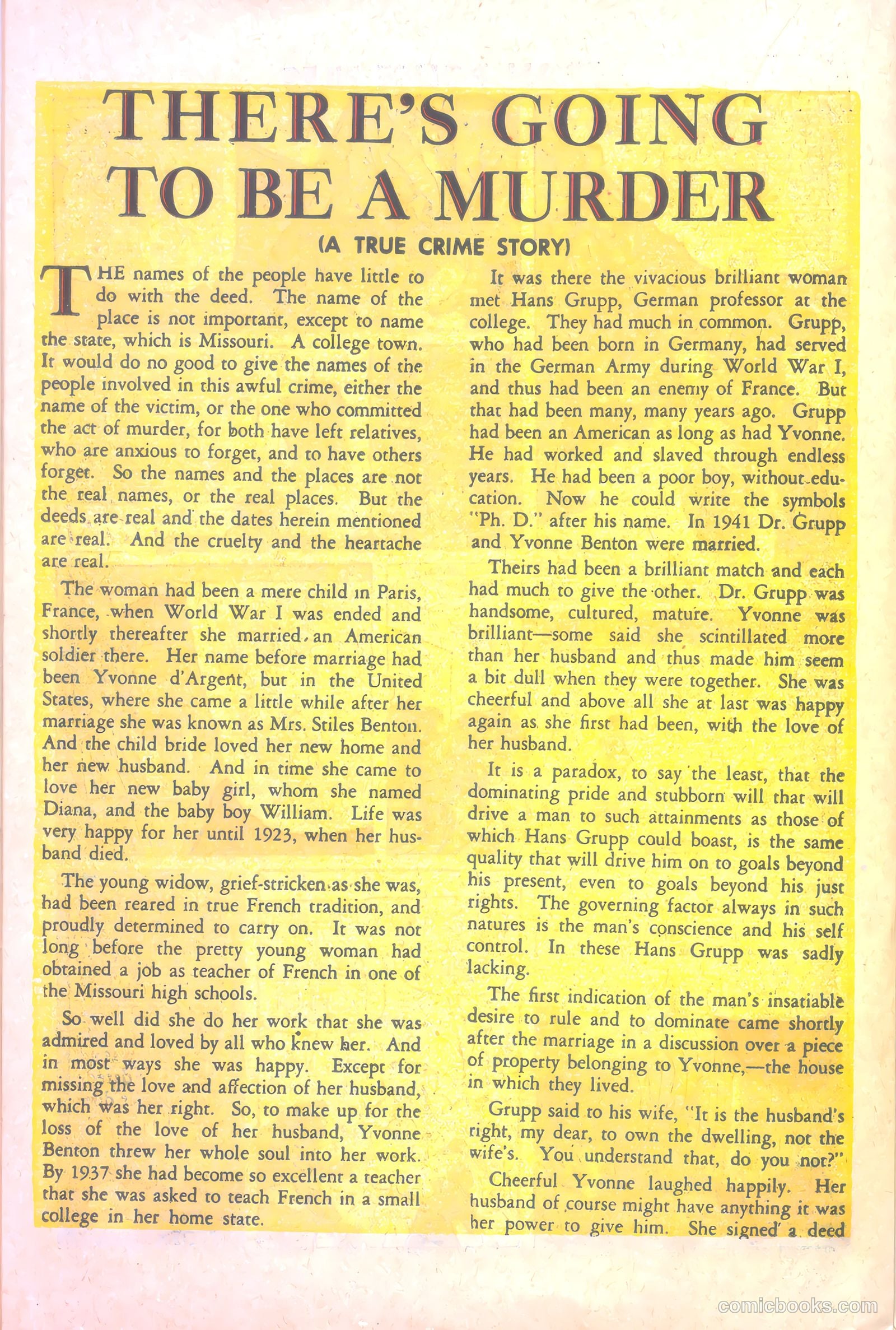 Famous Crimes #12 (1949) — page 22 of 37