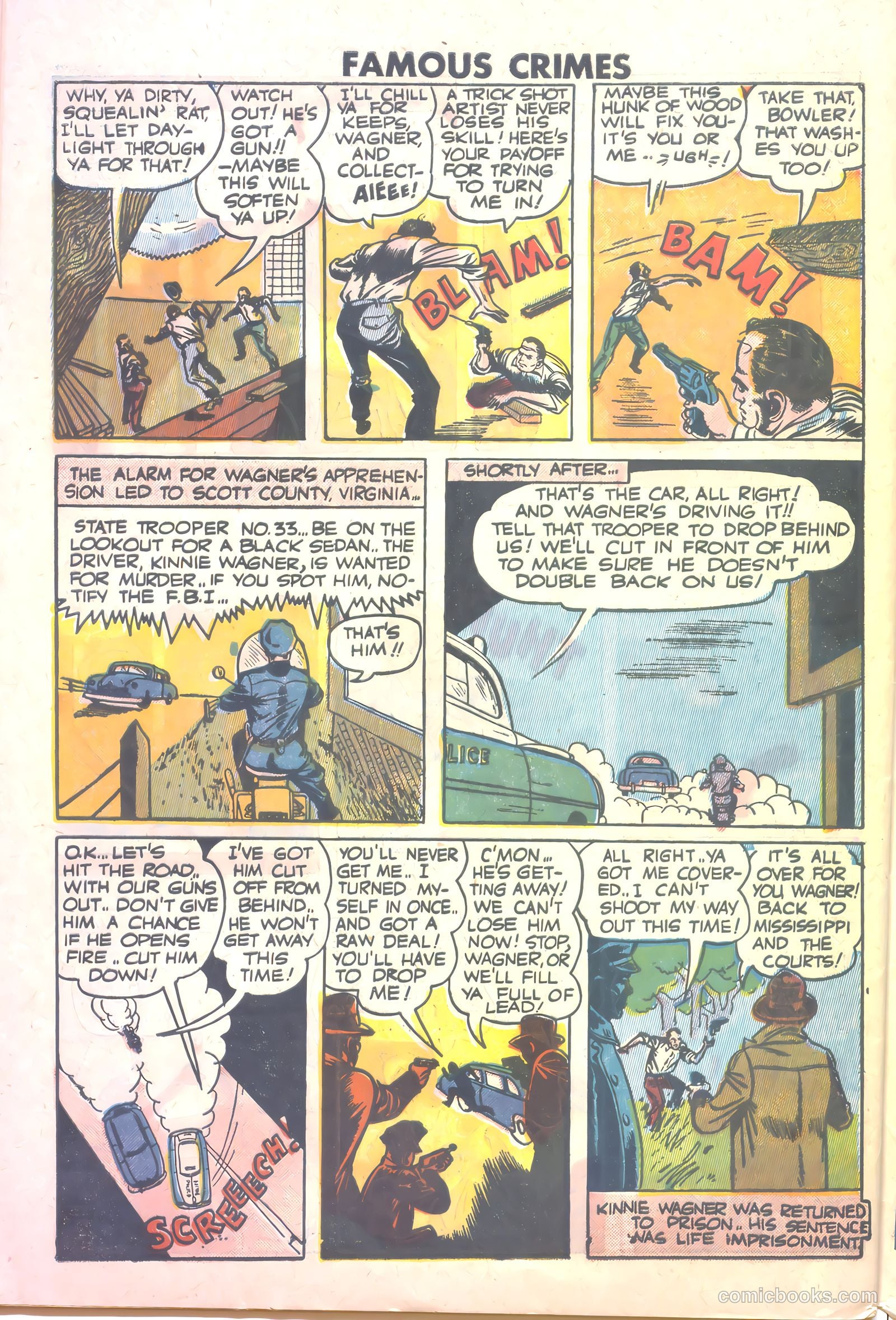 Famous Crimes #12 (1949) — page 32 of 37