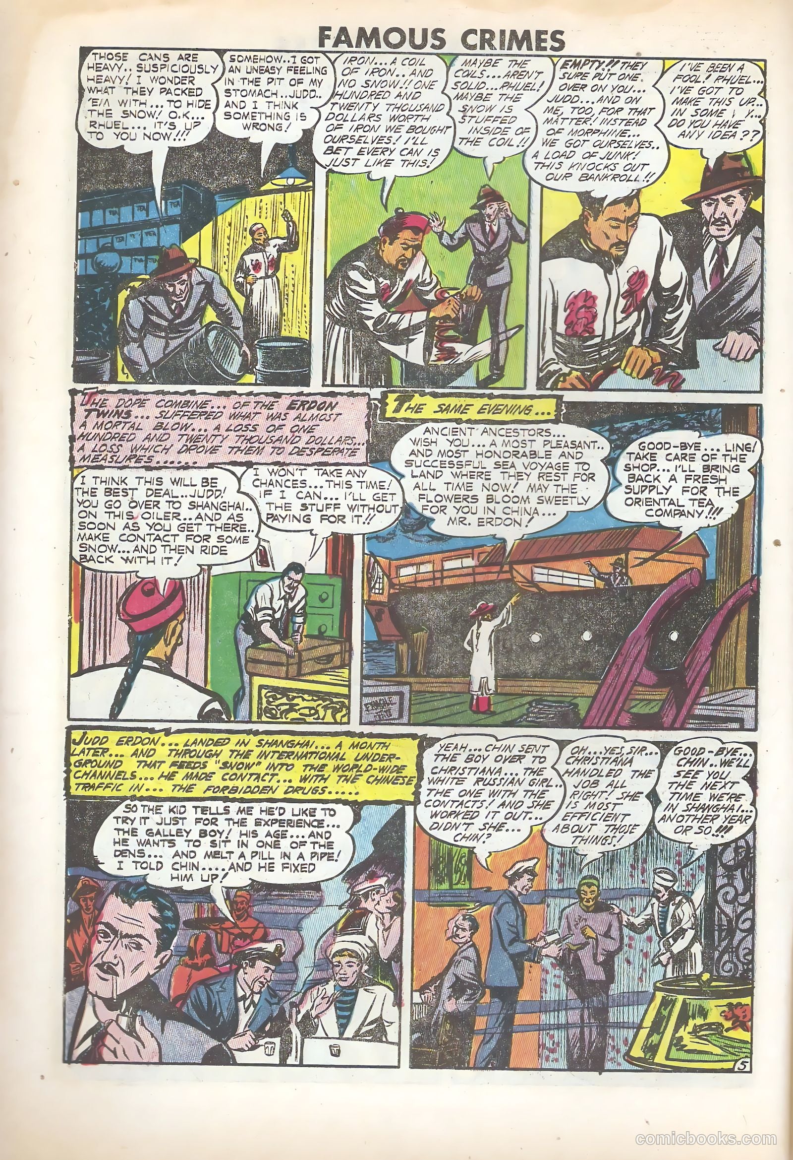 Famous Crimes #13 (1949) — page 6 of 36