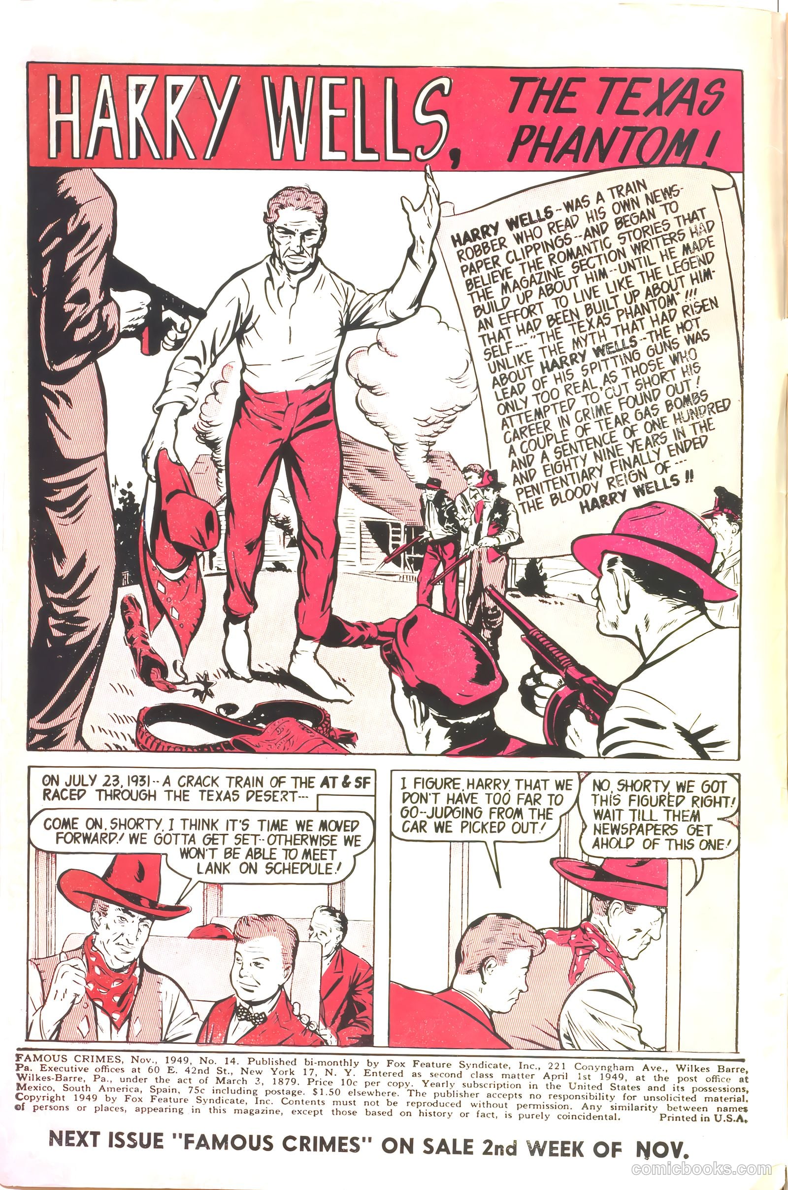 Famous Crimes #14 (1949) — page 2 of 36