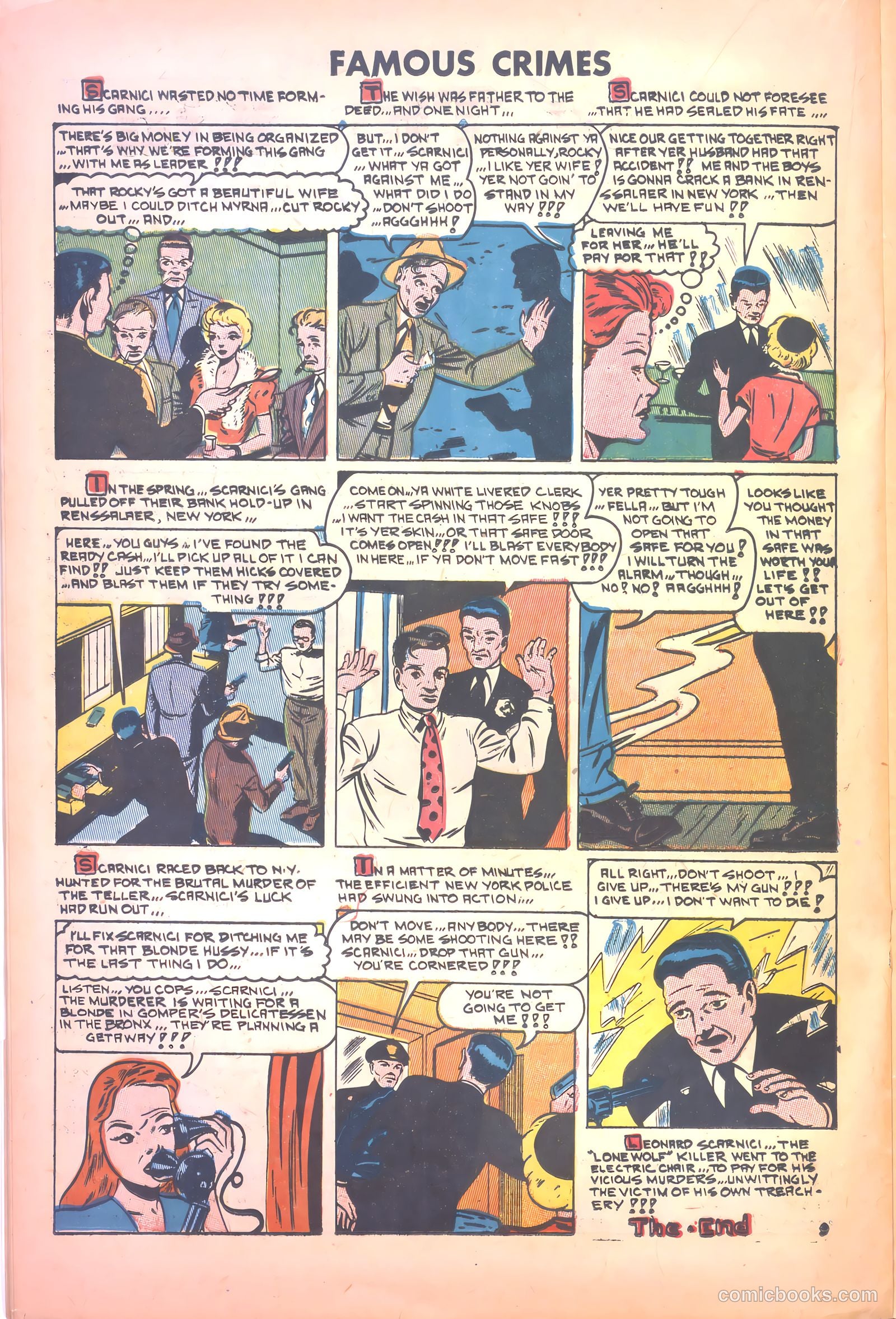 Famous Crimes #14 (1949) — page 20 of 36