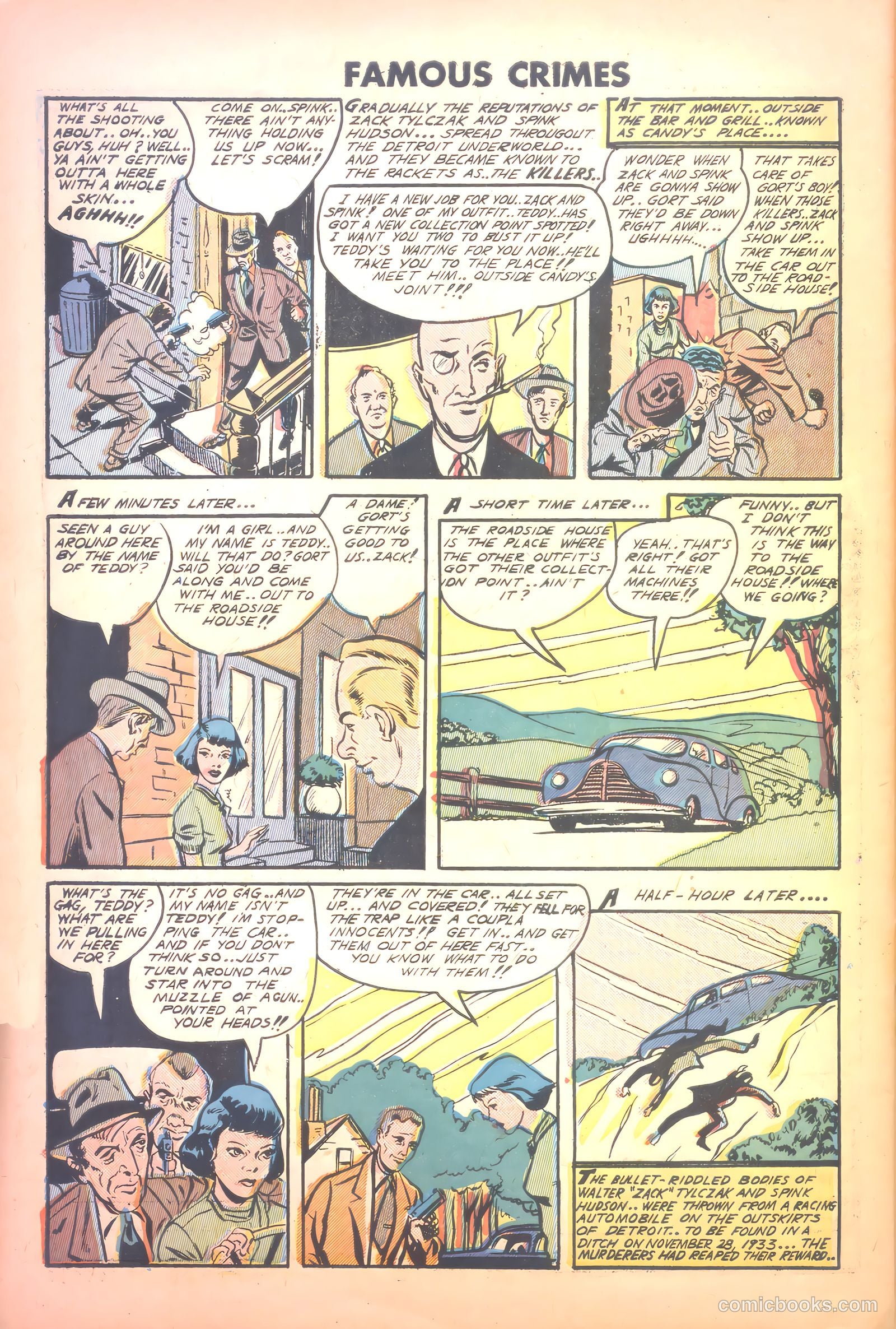 Famous Crimes #14 (1949) — page 32 of 36