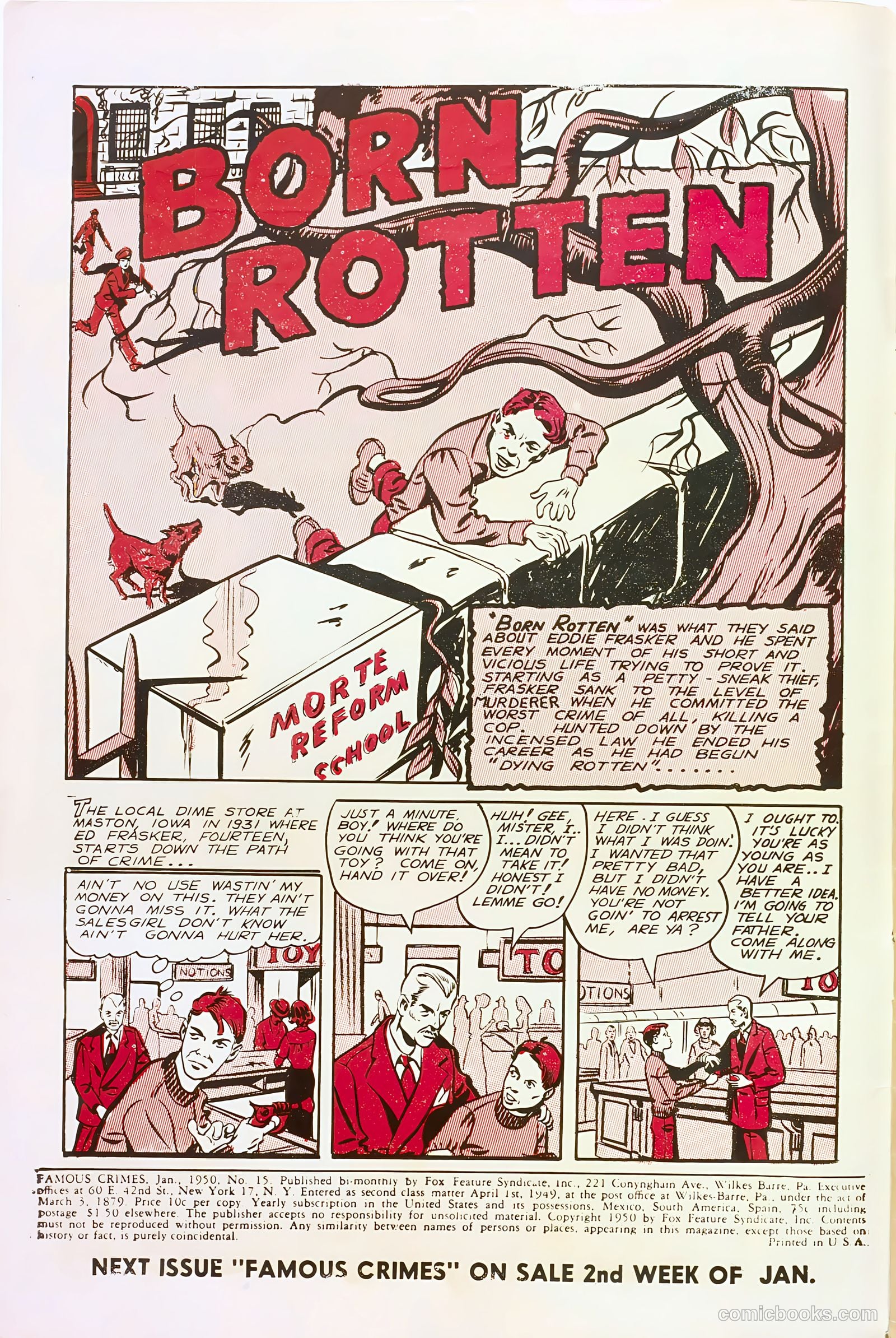 Famous Crimes #15 (1950) — page 2 of 37
