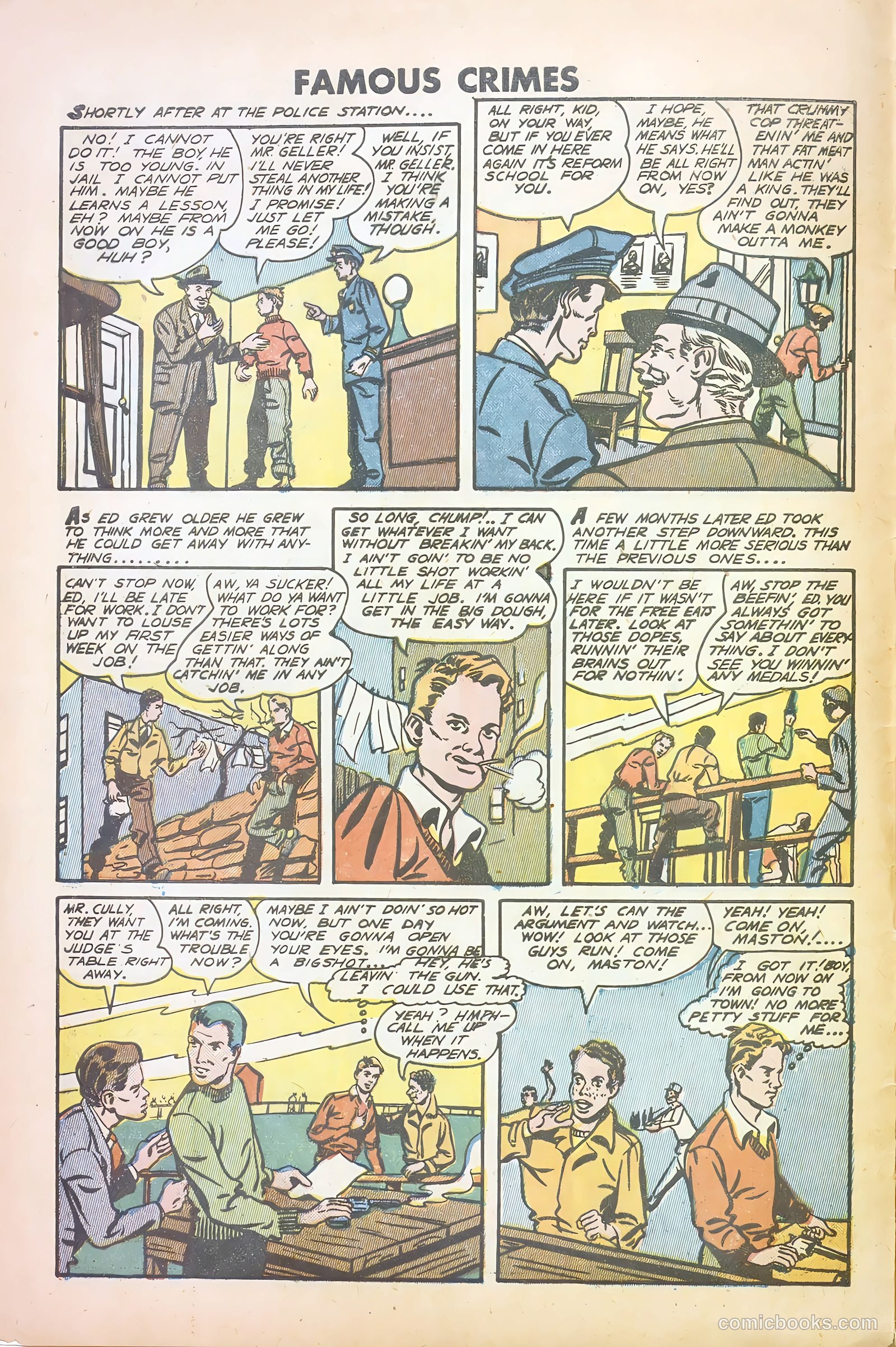 Famous Crimes #15 (1950) — page 4 of 37