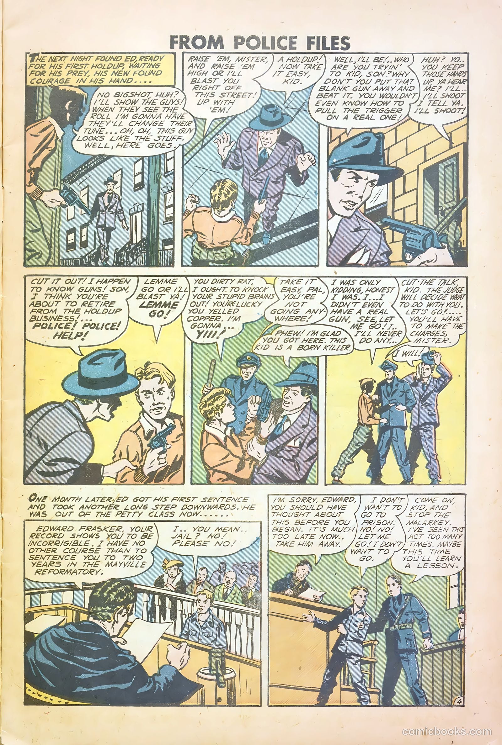 Famous Crimes #15 (1950) — page 5 of 37