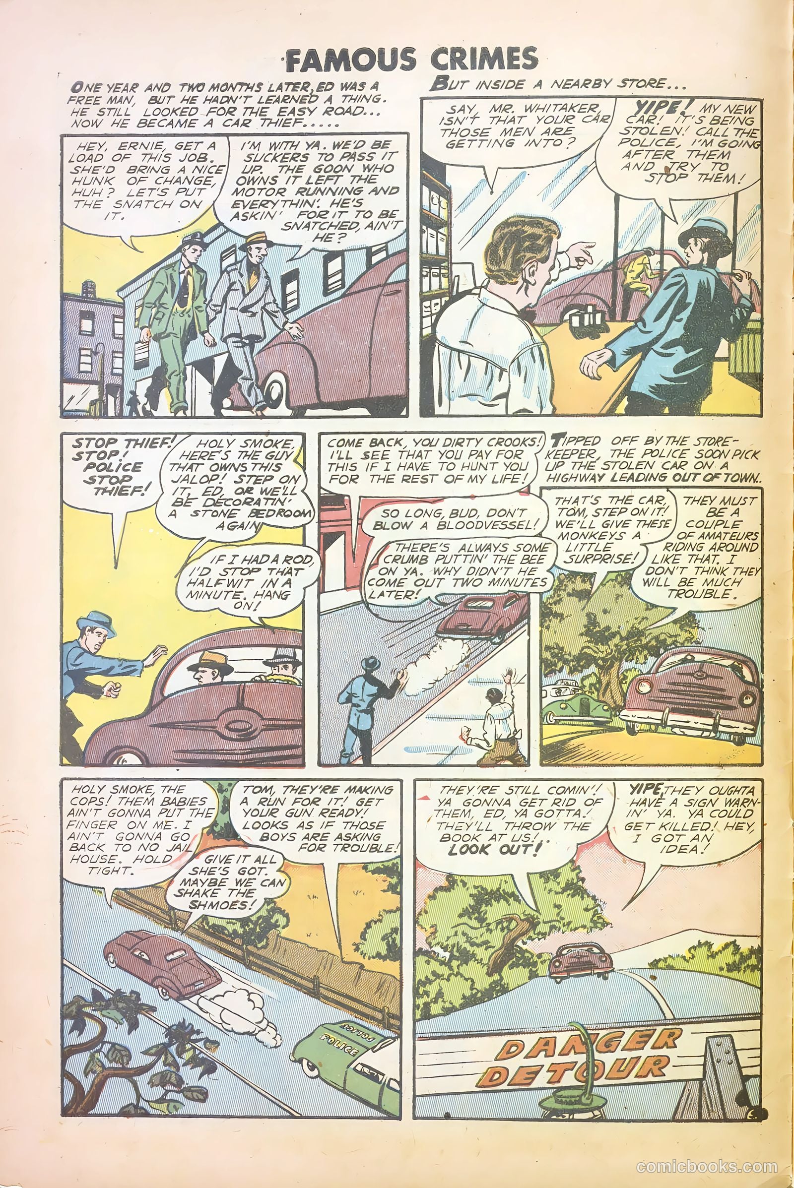 Famous Crimes #15 (1950) — page 6 of 37