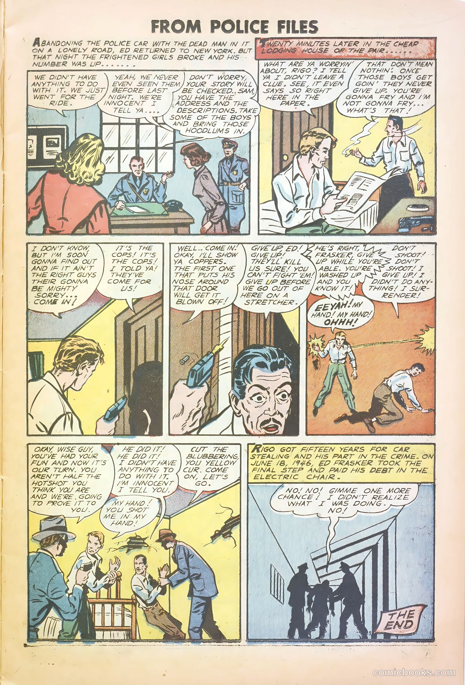 Famous Crimes #15 (1950) — page 11 of 37