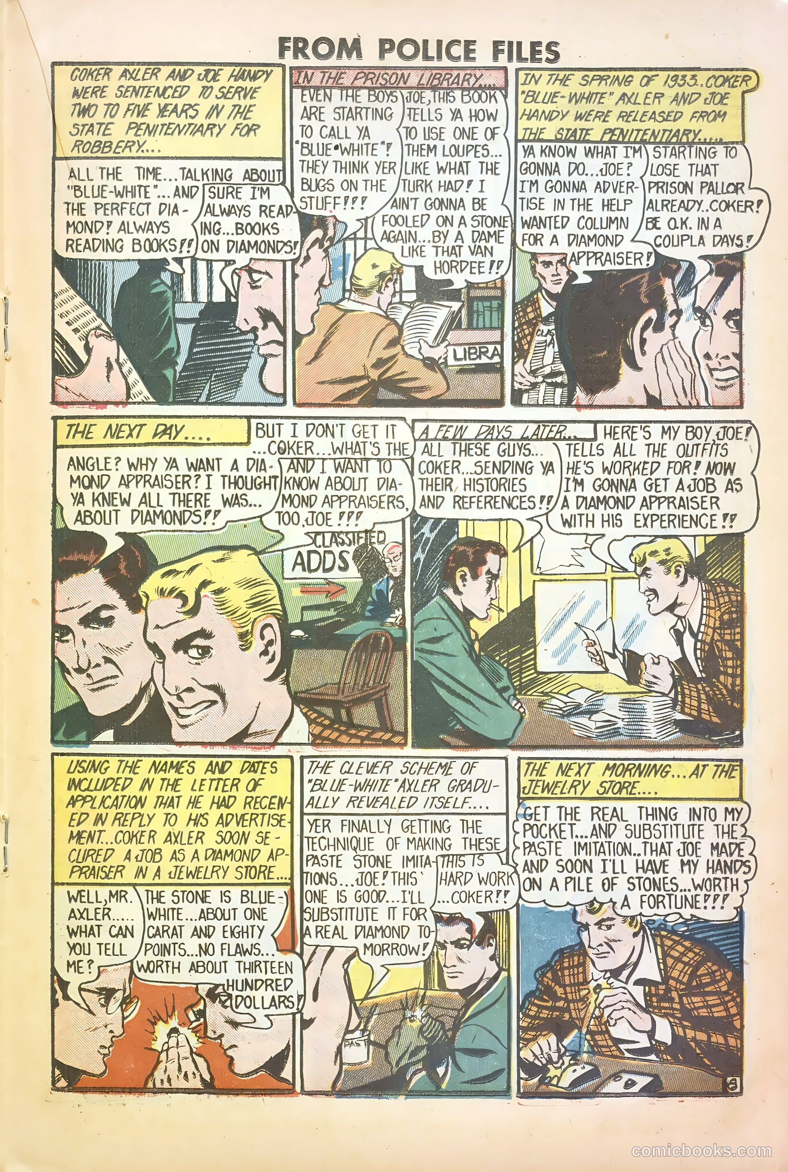 Famous Crimes #15 (1950) — page 19 of 37