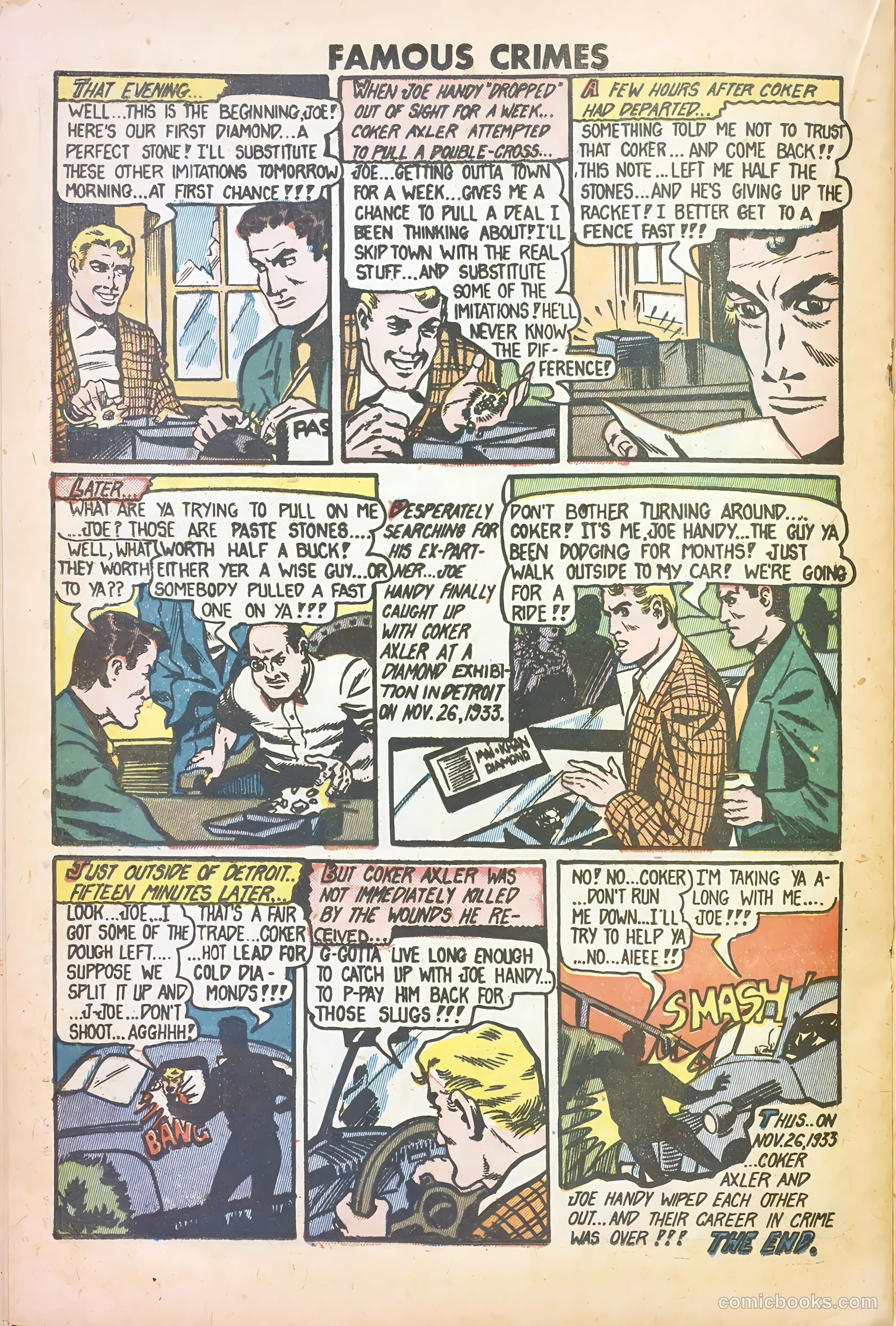 Famous Crimes #15 (1950) — page 20 of 37