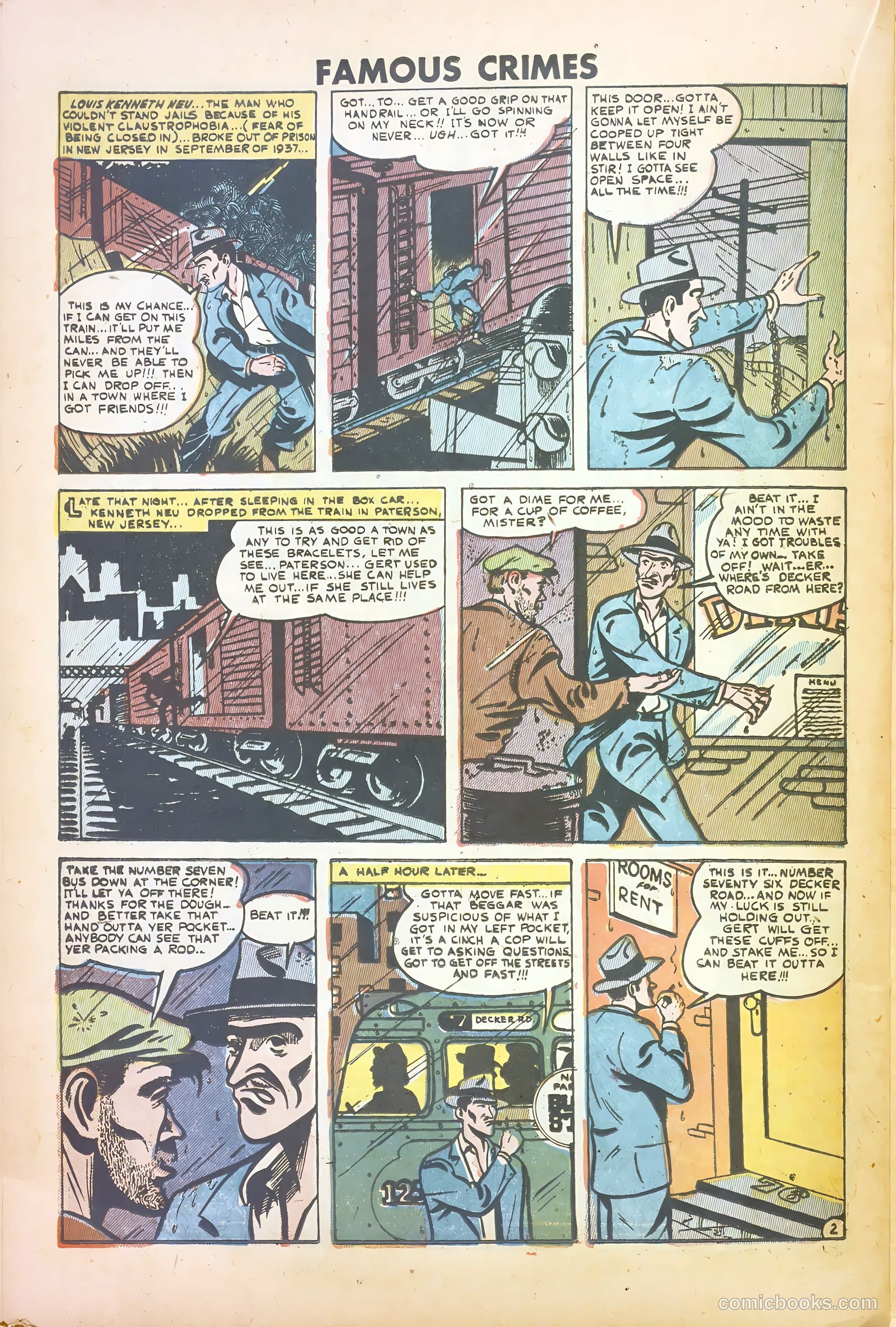 Famous Crimes #15 (1950) — page 24 of 37