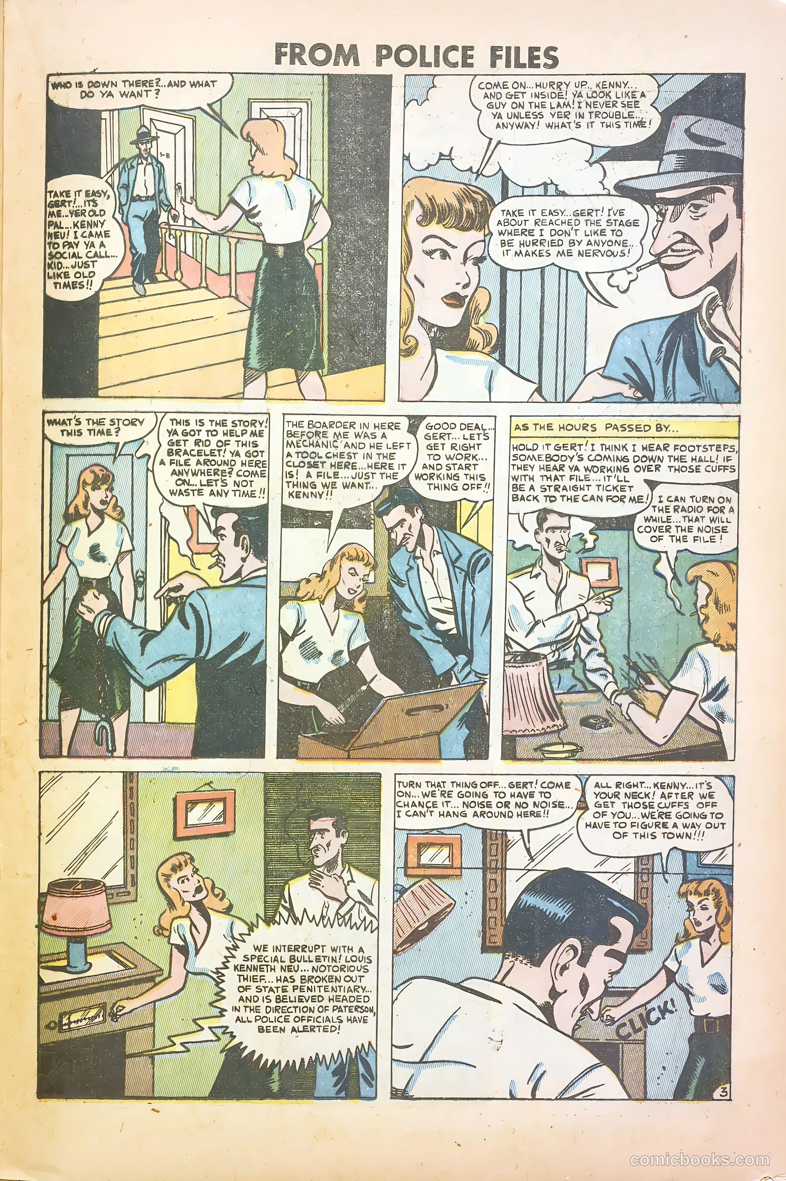 Famous Crimes #15 (1950) — page 25 of 37