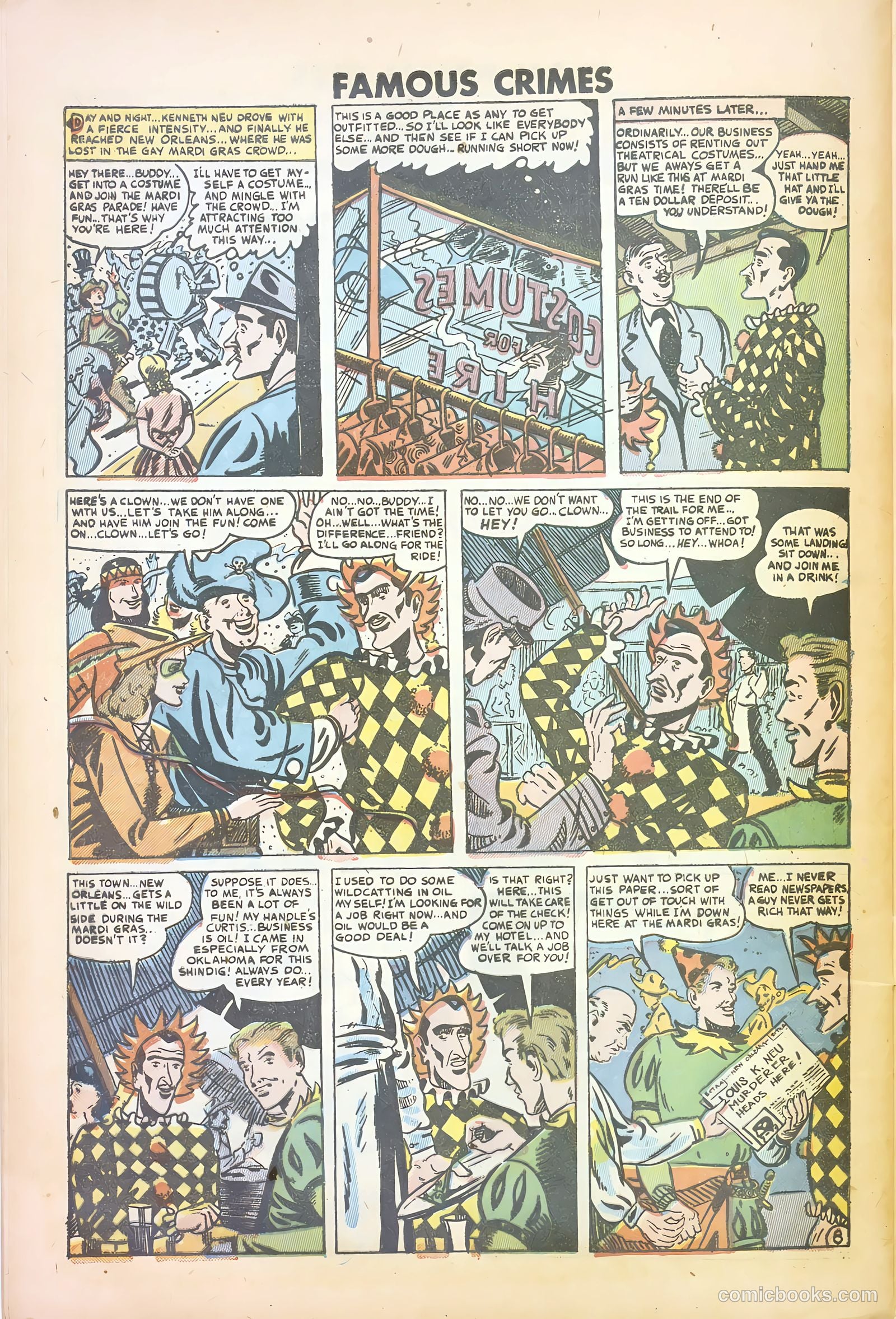 Famous Crimes #15 (1950) — page 30 of 37