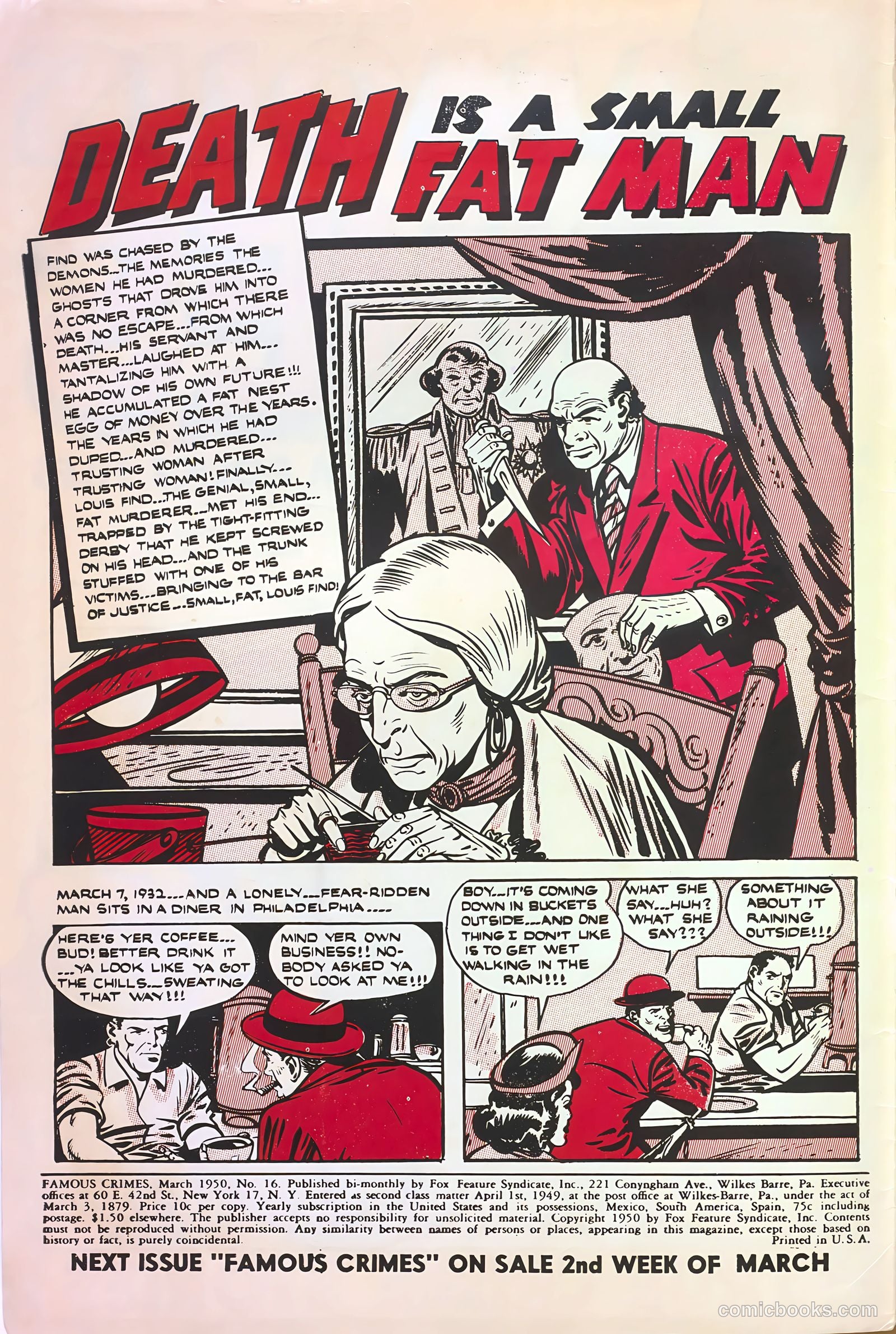 Famous Crimes #16 (1950) — page 2 of 36