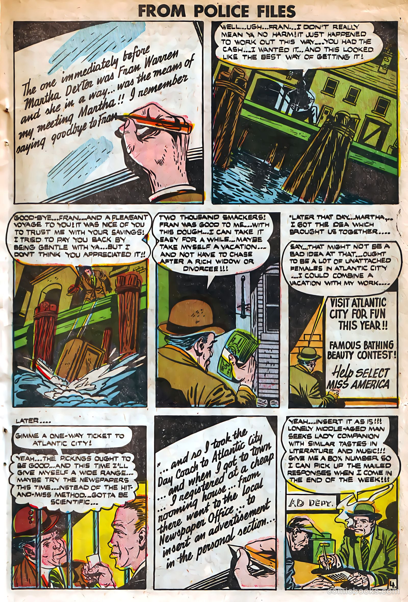 Famous Crimes #16 (1950) — page 5 of 36