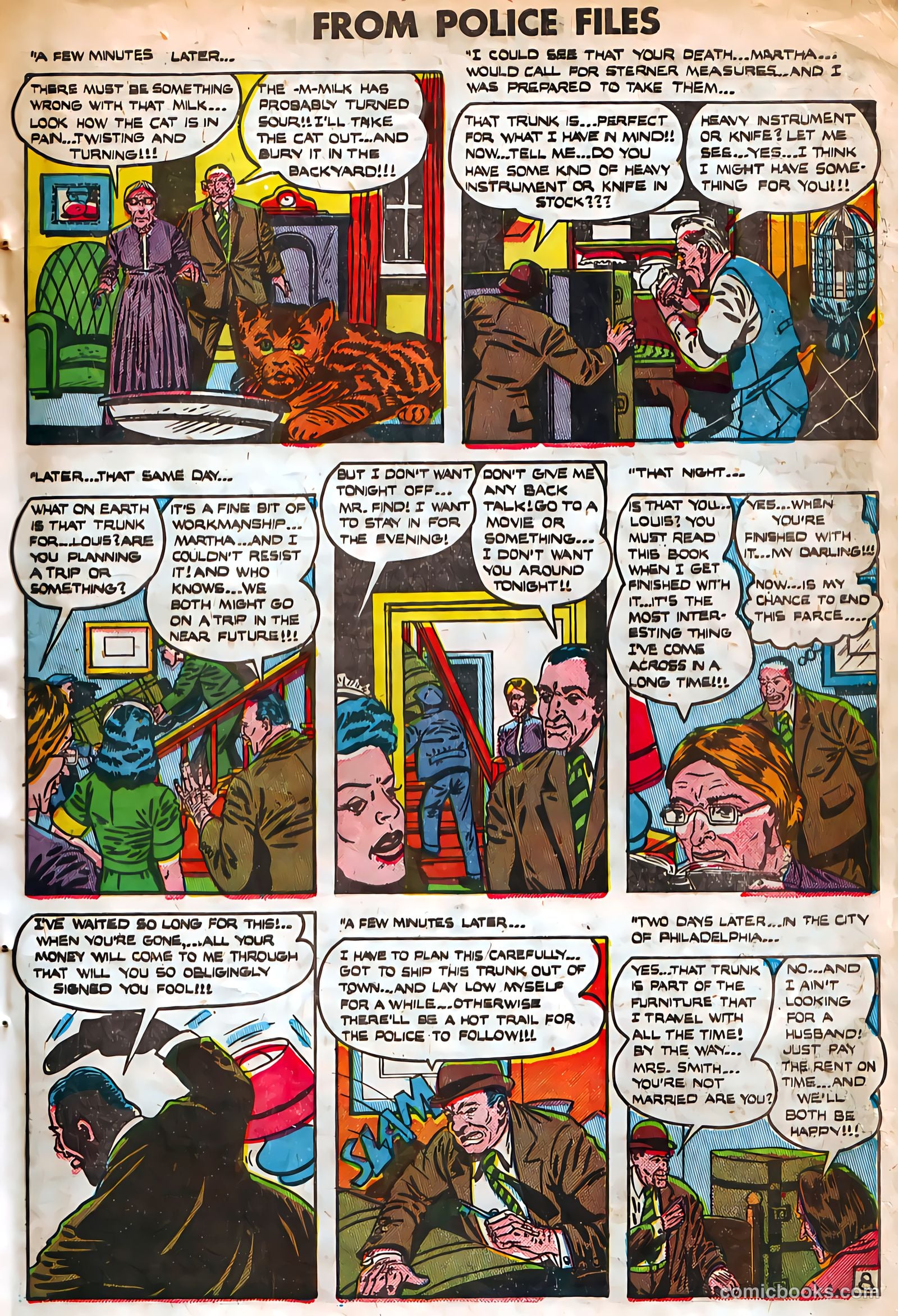 Famous Crimes #16 (1950) — page 9 of 36
