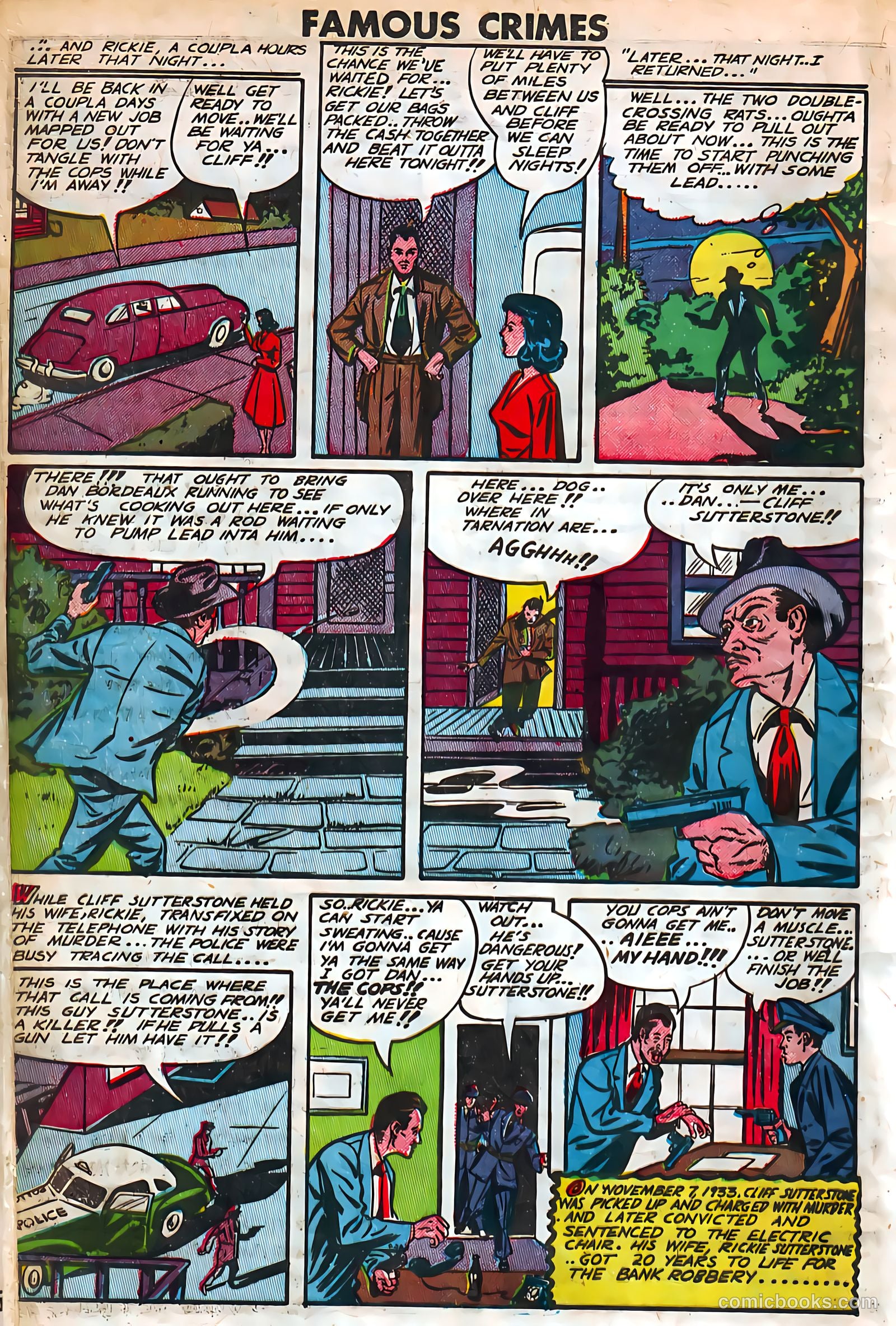 Famous Crimes #16 (1950) — page 20 of 36