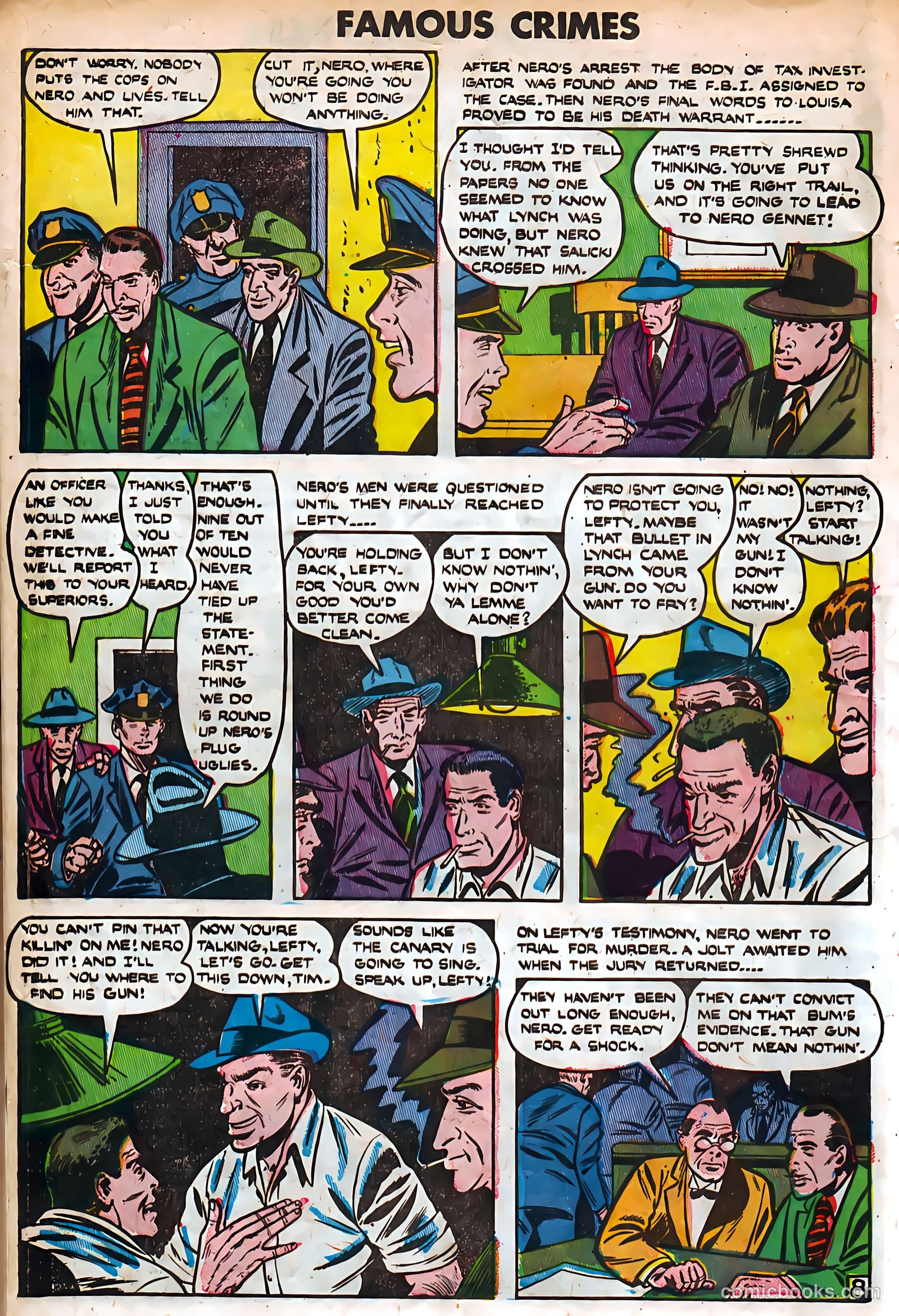 Famous Crimes #16 (1950) — page 30 of 36