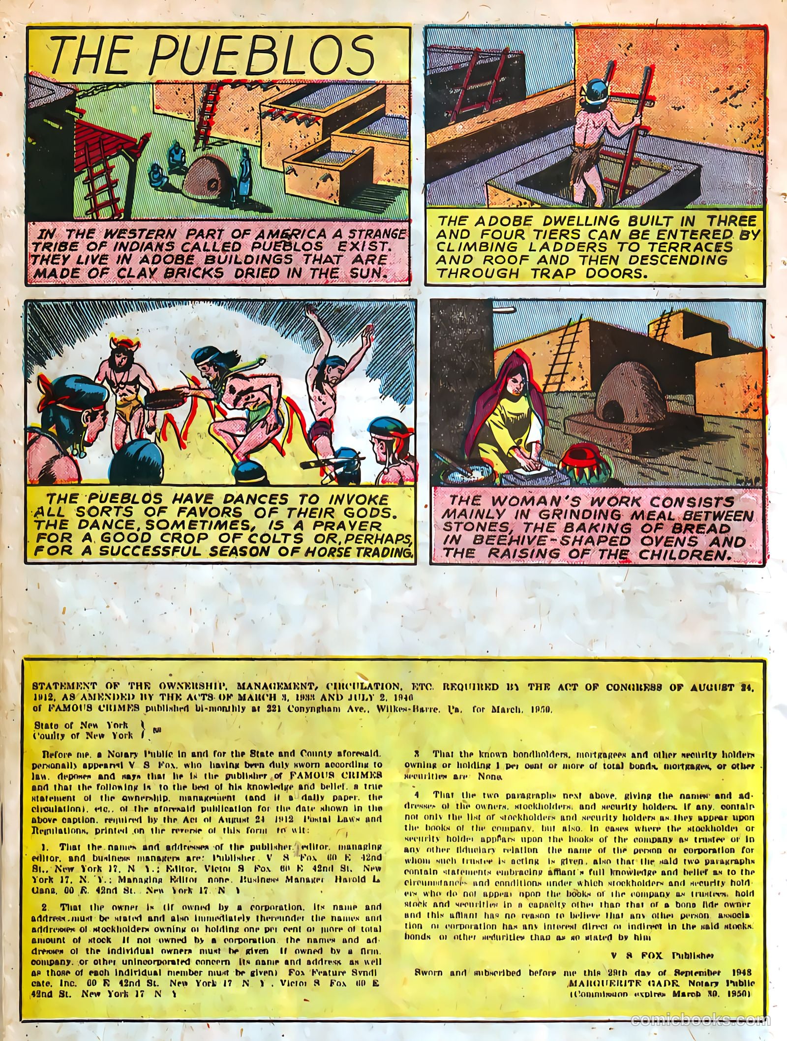 Famous Crimes #16 (1950) — page 32 of 36