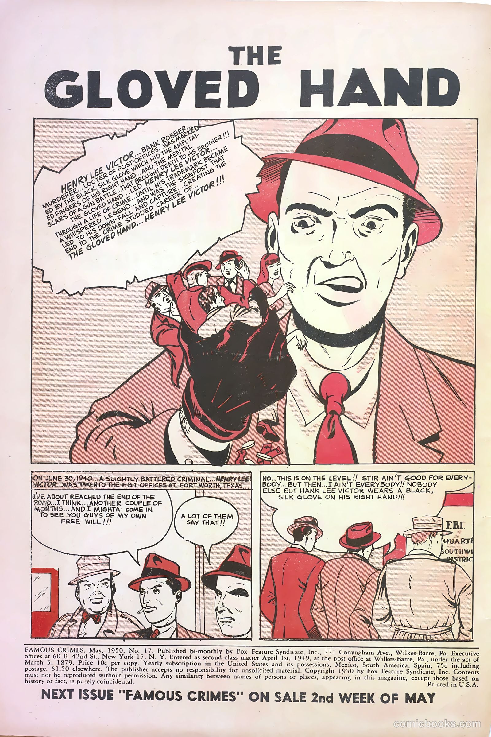 Famous Crimes #17 (1950) — page 2 of 36