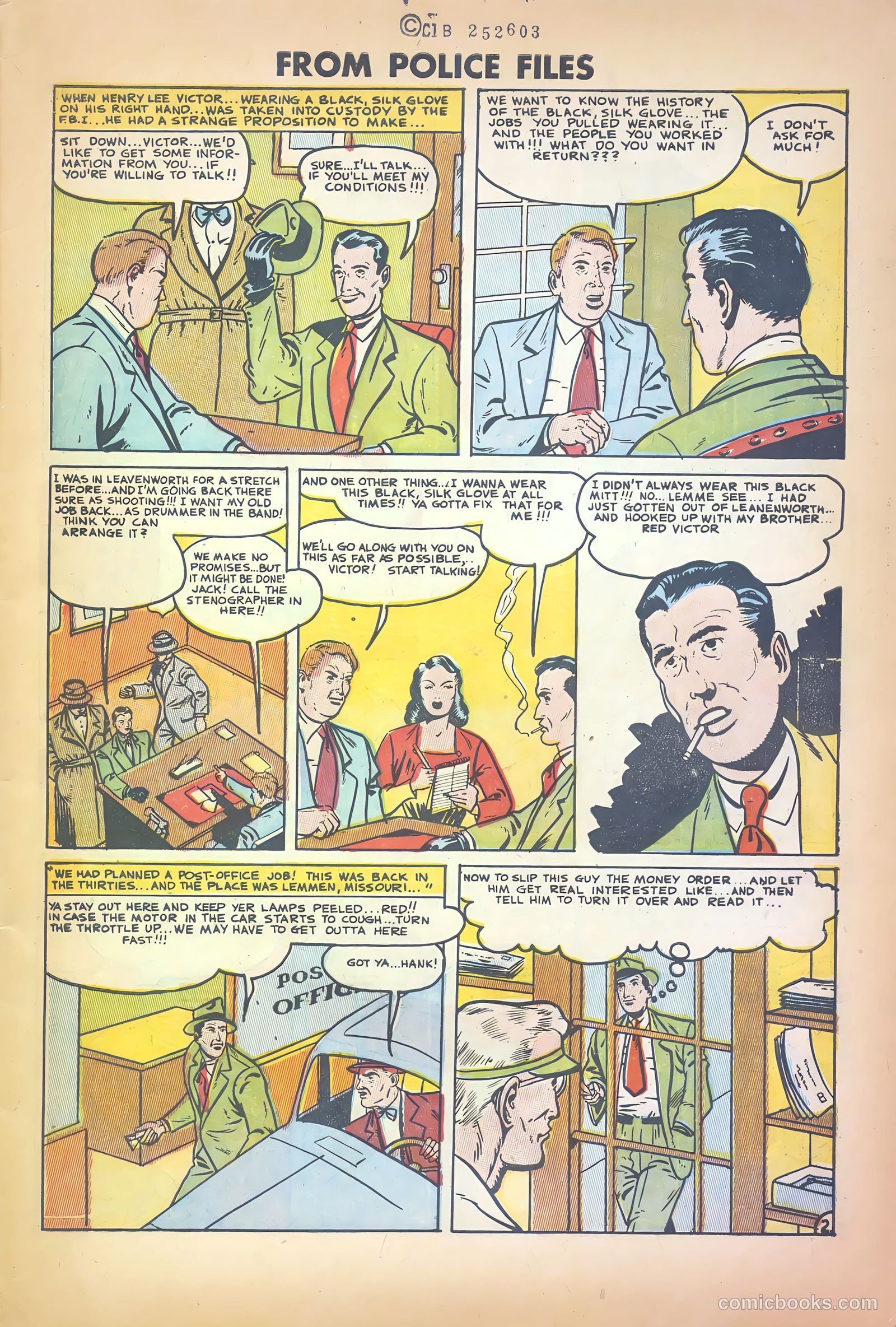 Famous Crimes #17 (1950) — page 3 of 36