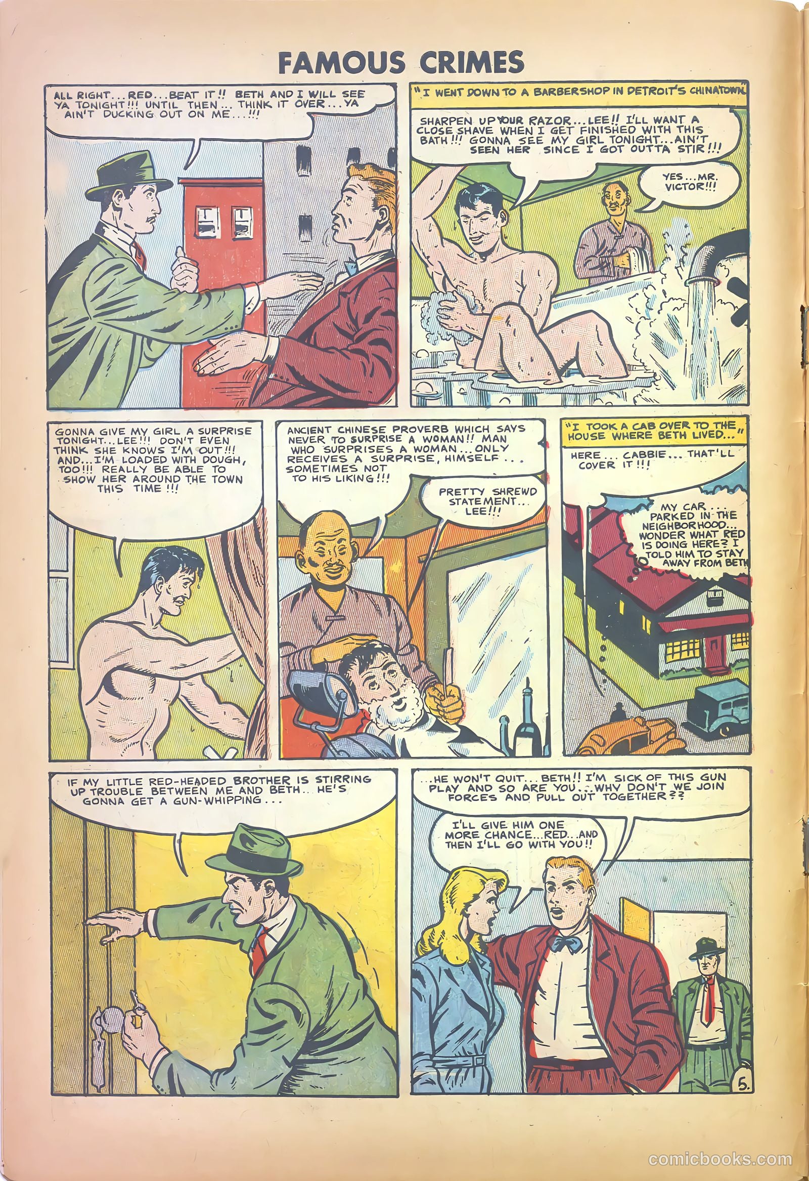 Famous Crimes #17 (1950) — page 6 of 36