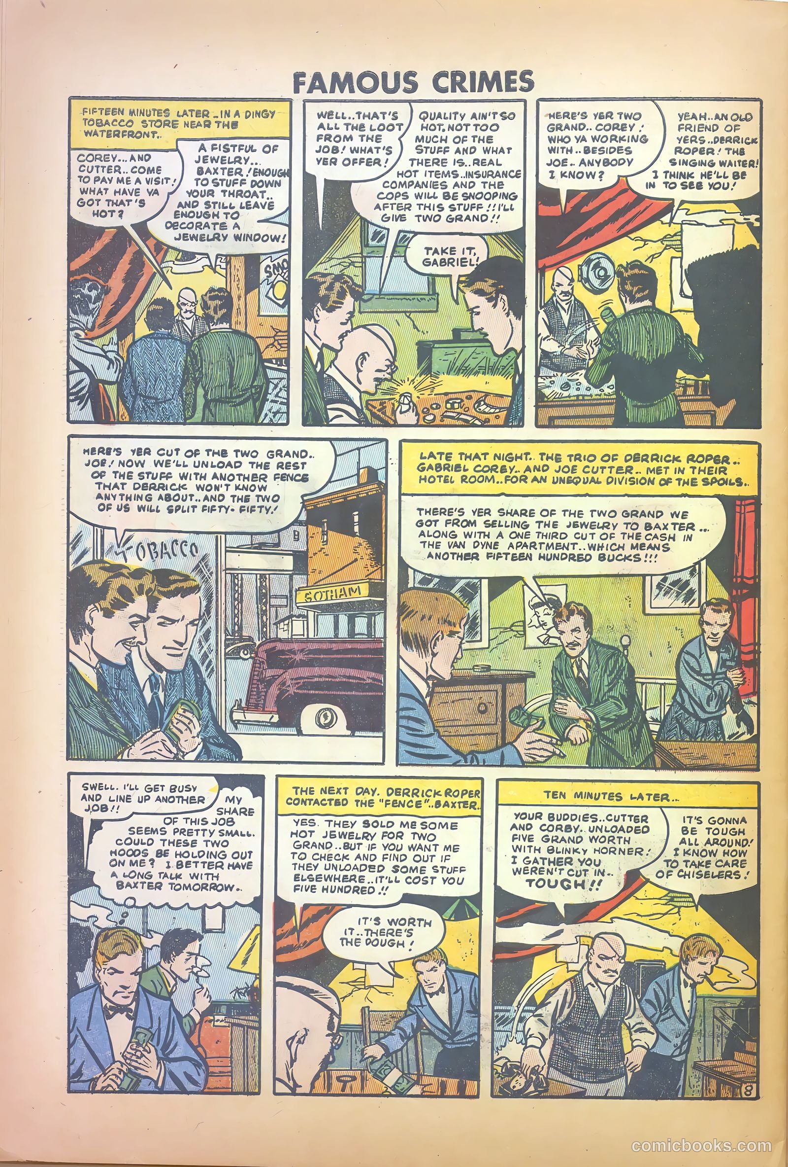 Famous Crimes #17 (1950) — page 30 of 36