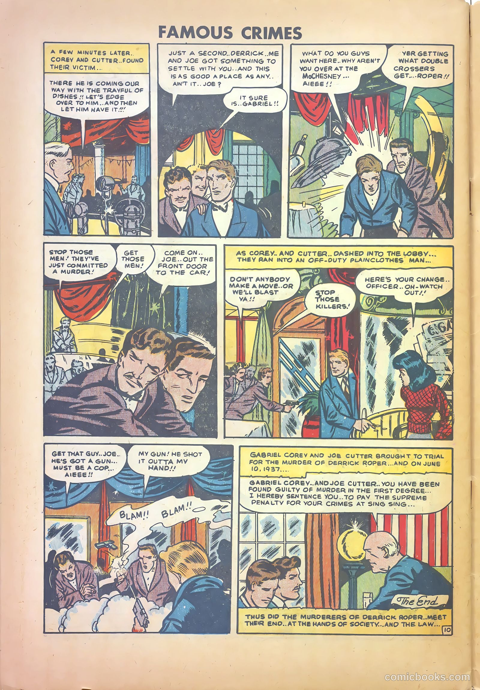 Famous Crimes #17 (1950) — page 32 of 36