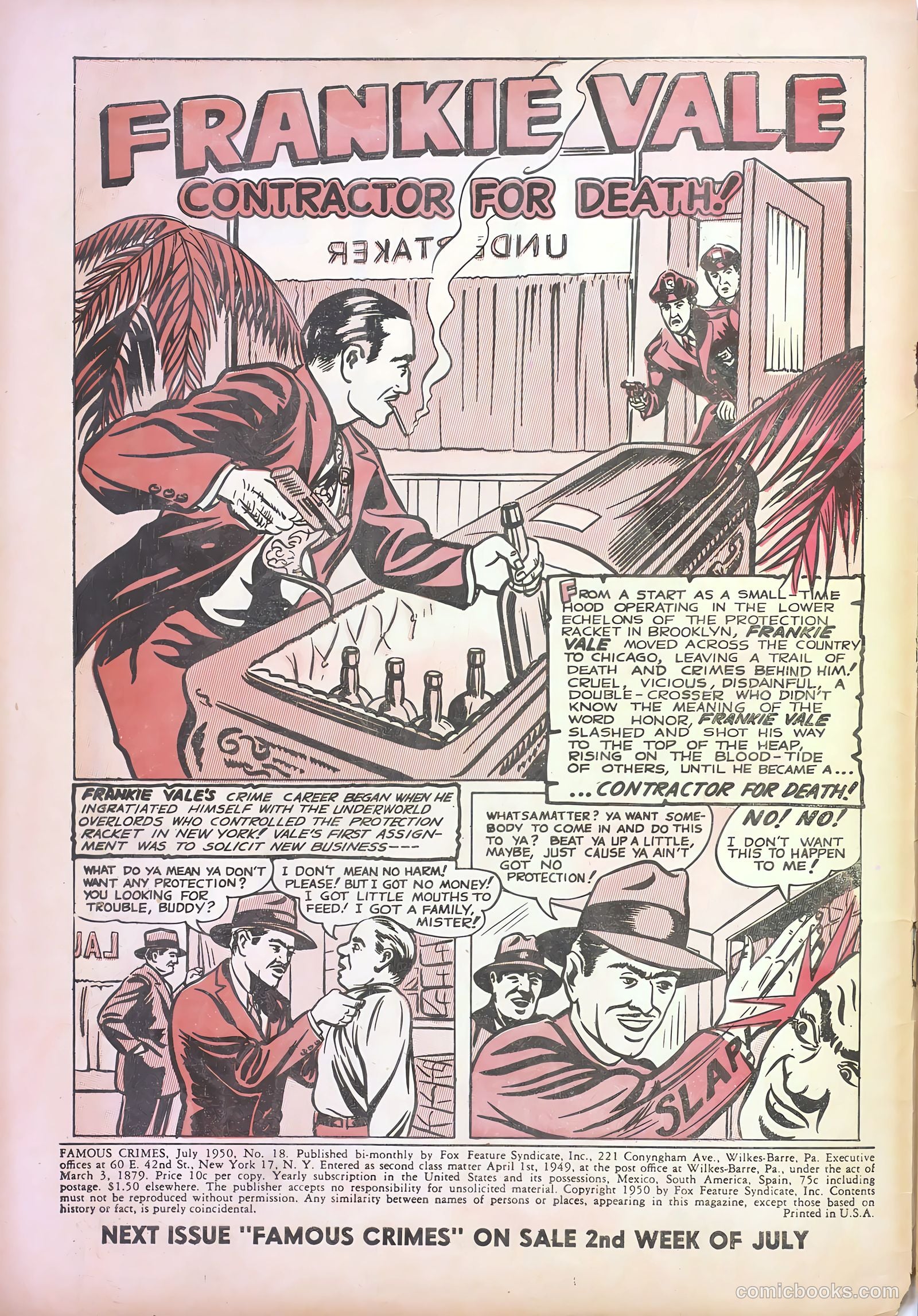 Famous Crimes #18 (1950) — page 2 of 36