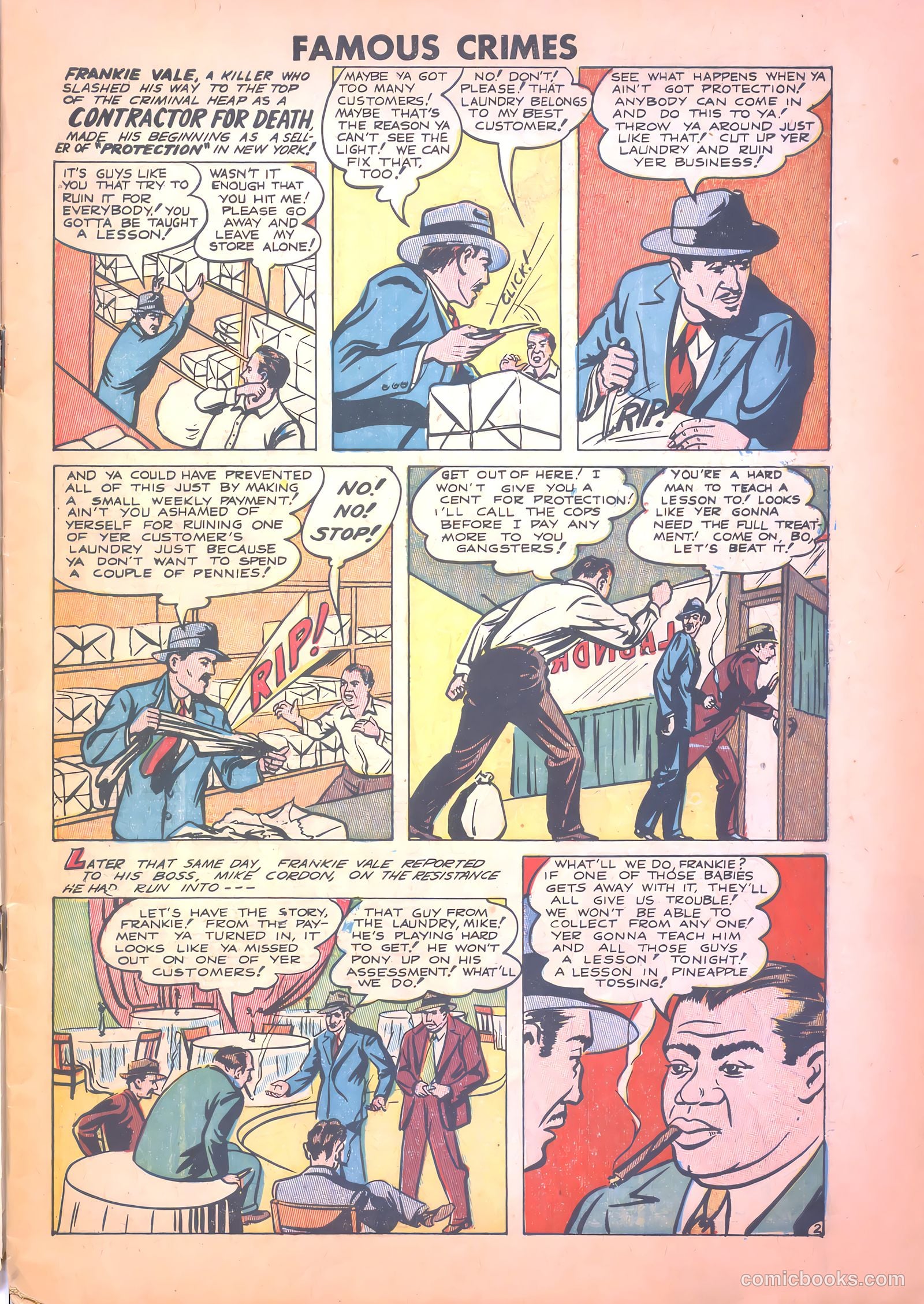 Famous Crimes #18 (1950) — page 3 of 36