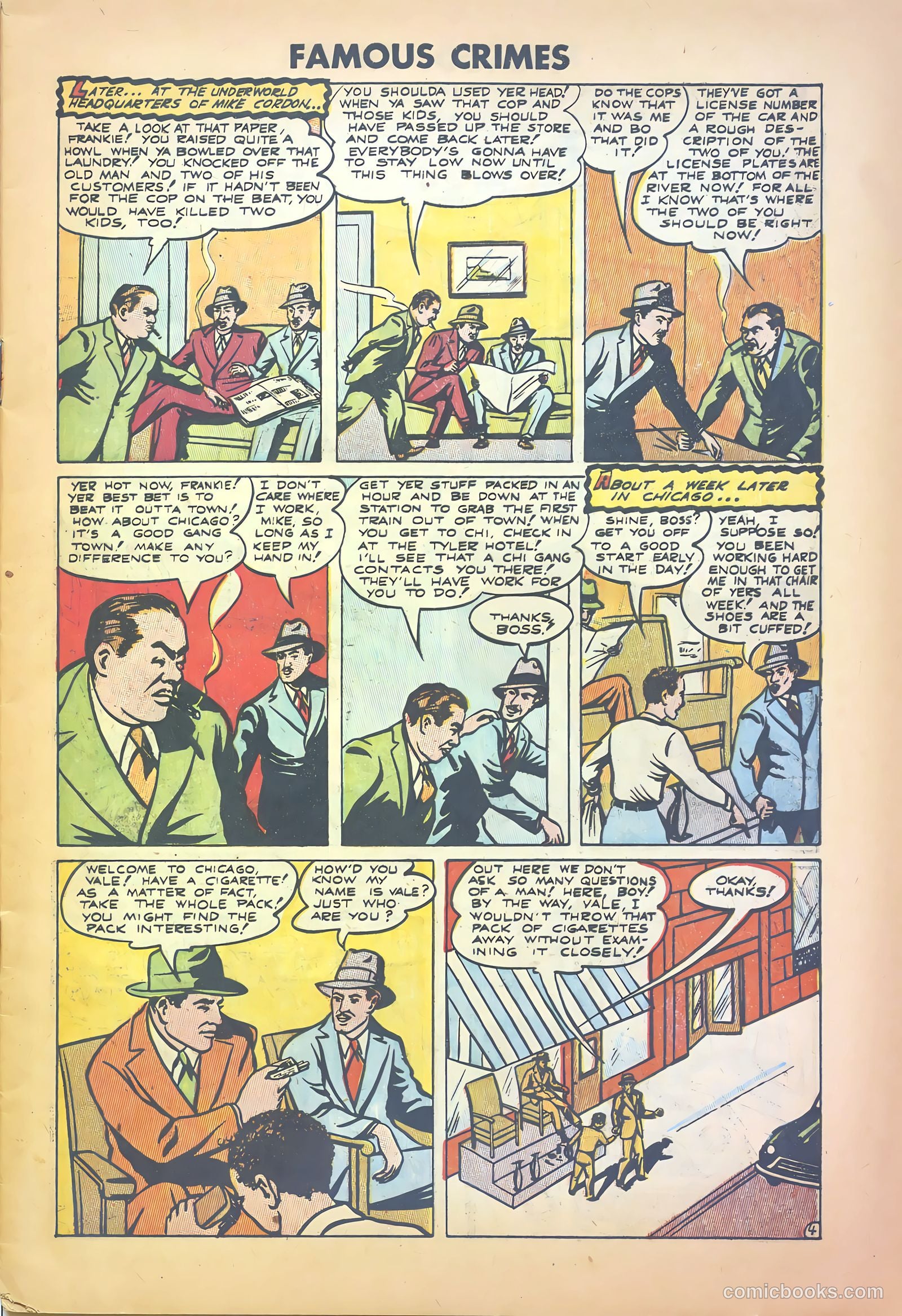 Famous Crimes #18 (1950) — page 5 of 36