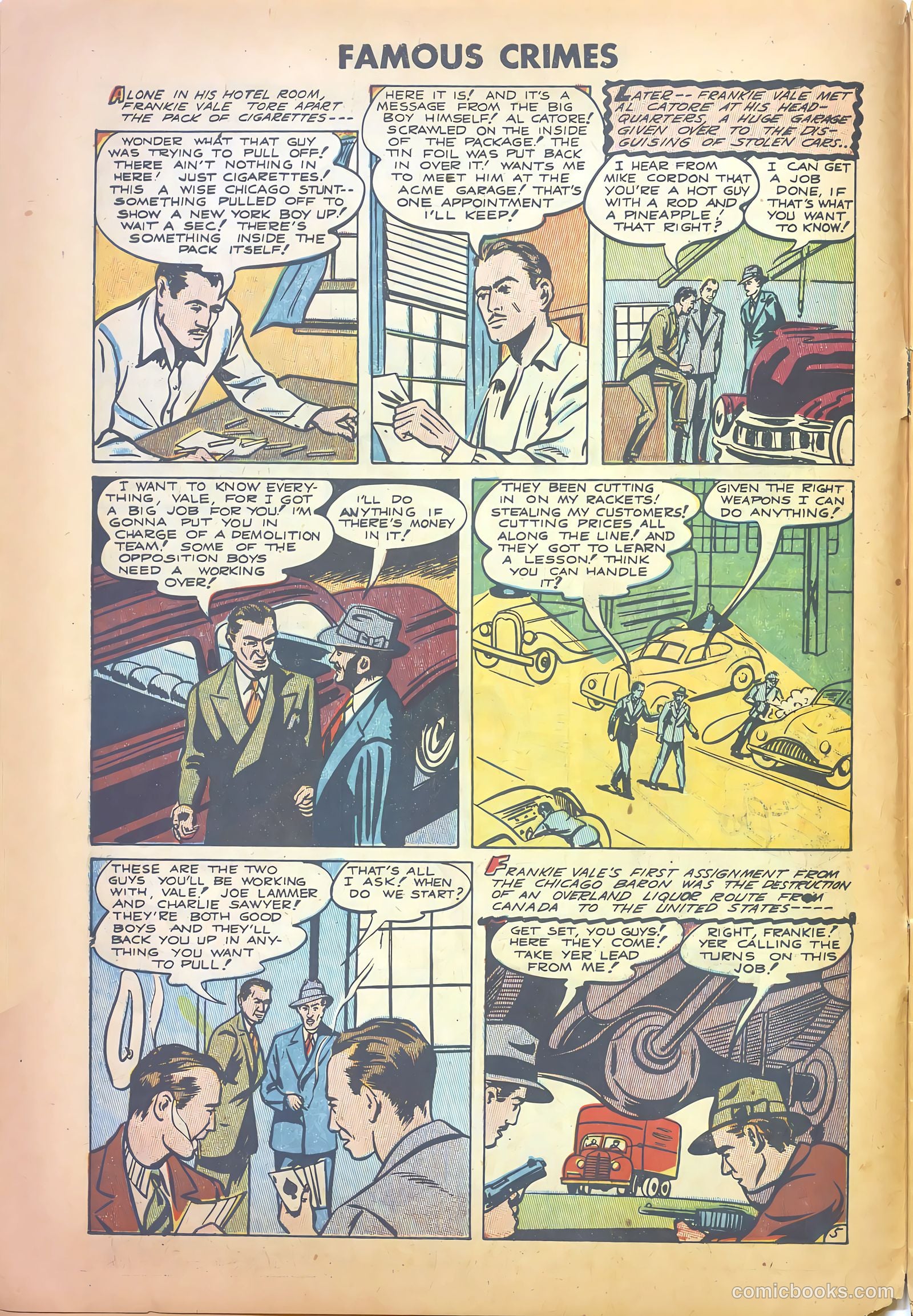Famous Crimes #18 (1950) — page 6 of 36